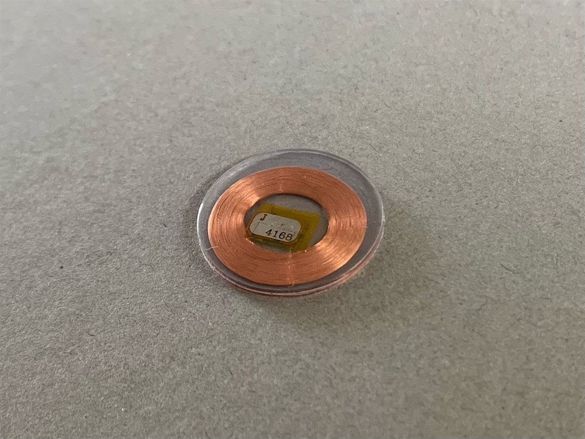 125Khz Proximity PVC Etiket / Oval 18mm