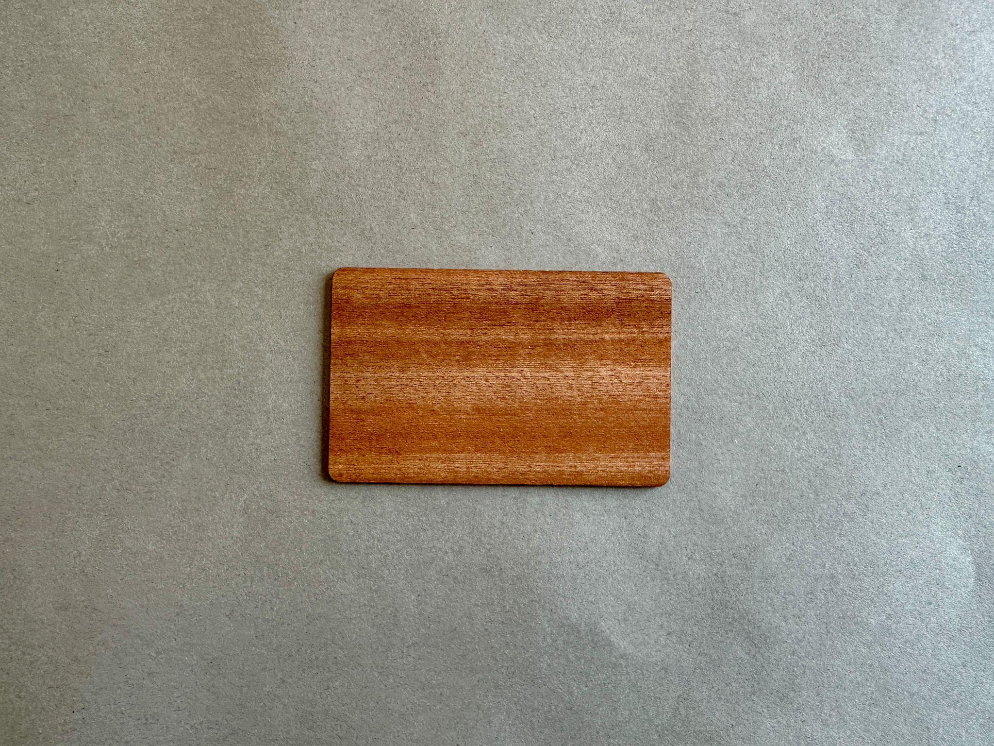 Ahşap NFC Kart Ceviz NTAG213