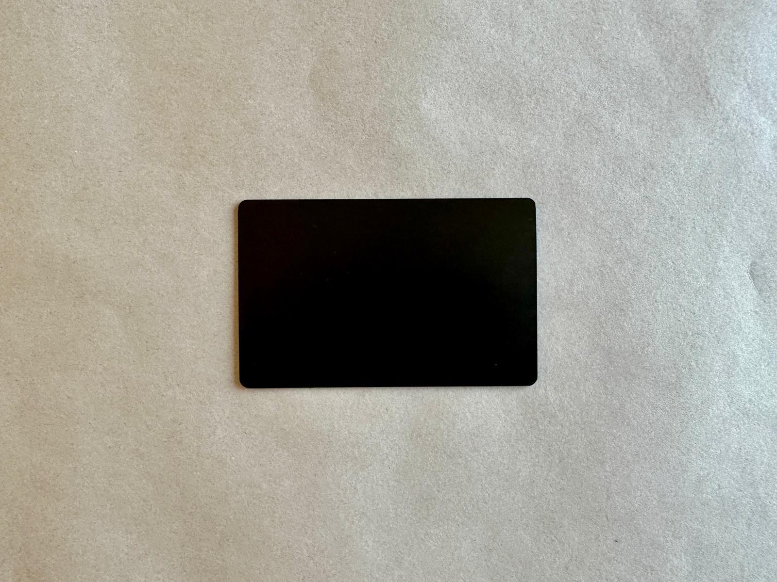 Metal NFC Kart Black NTAG213
