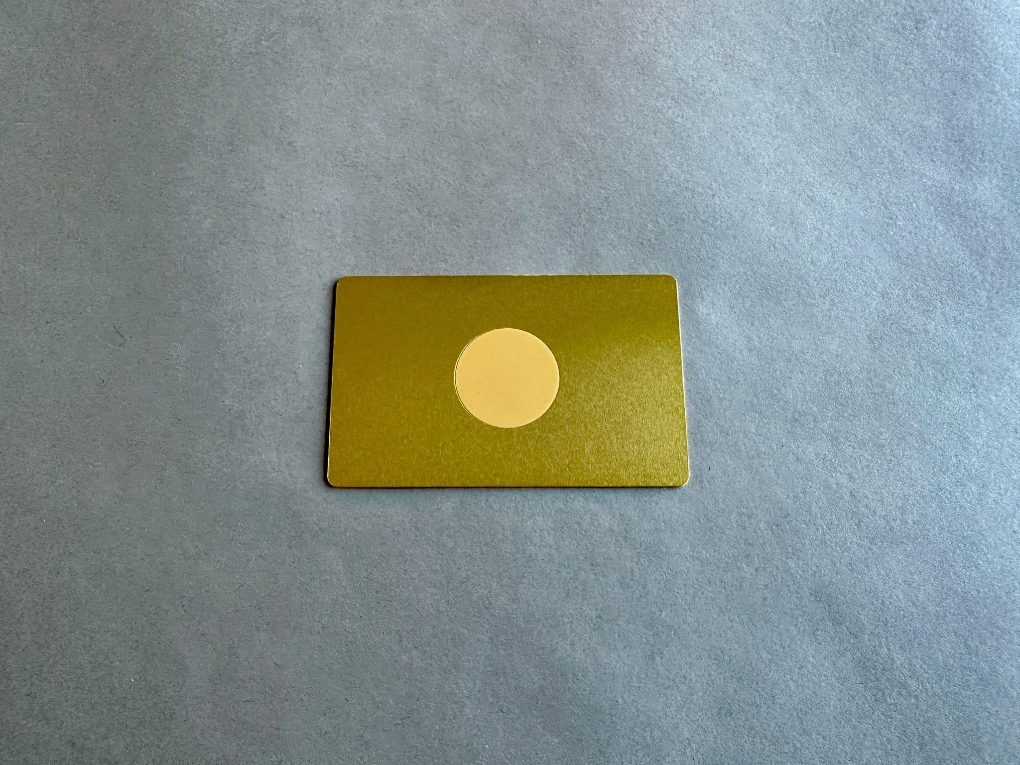 Metal NFC Kart Gold