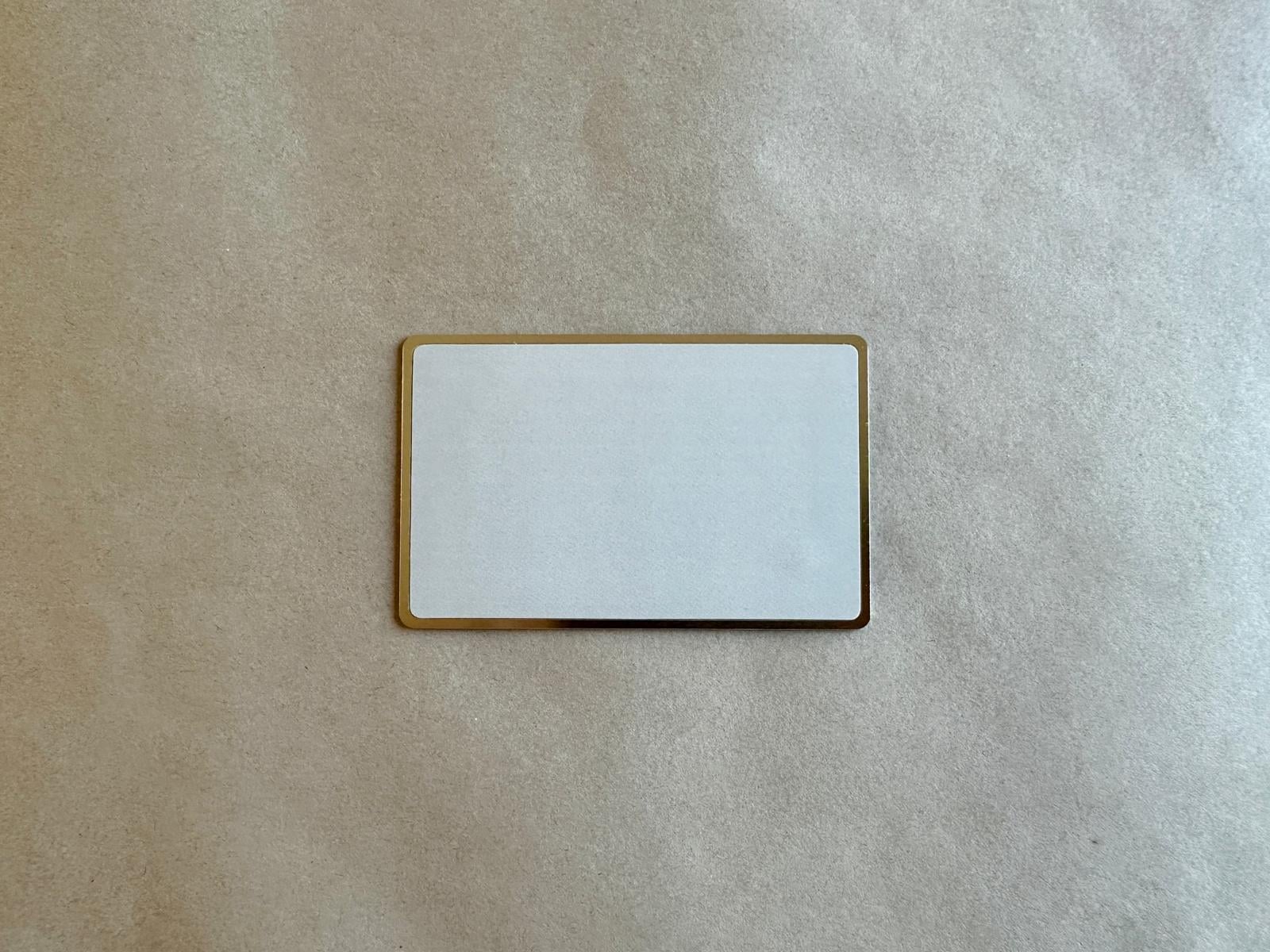 Metal NFC Kart Silver NTAG213