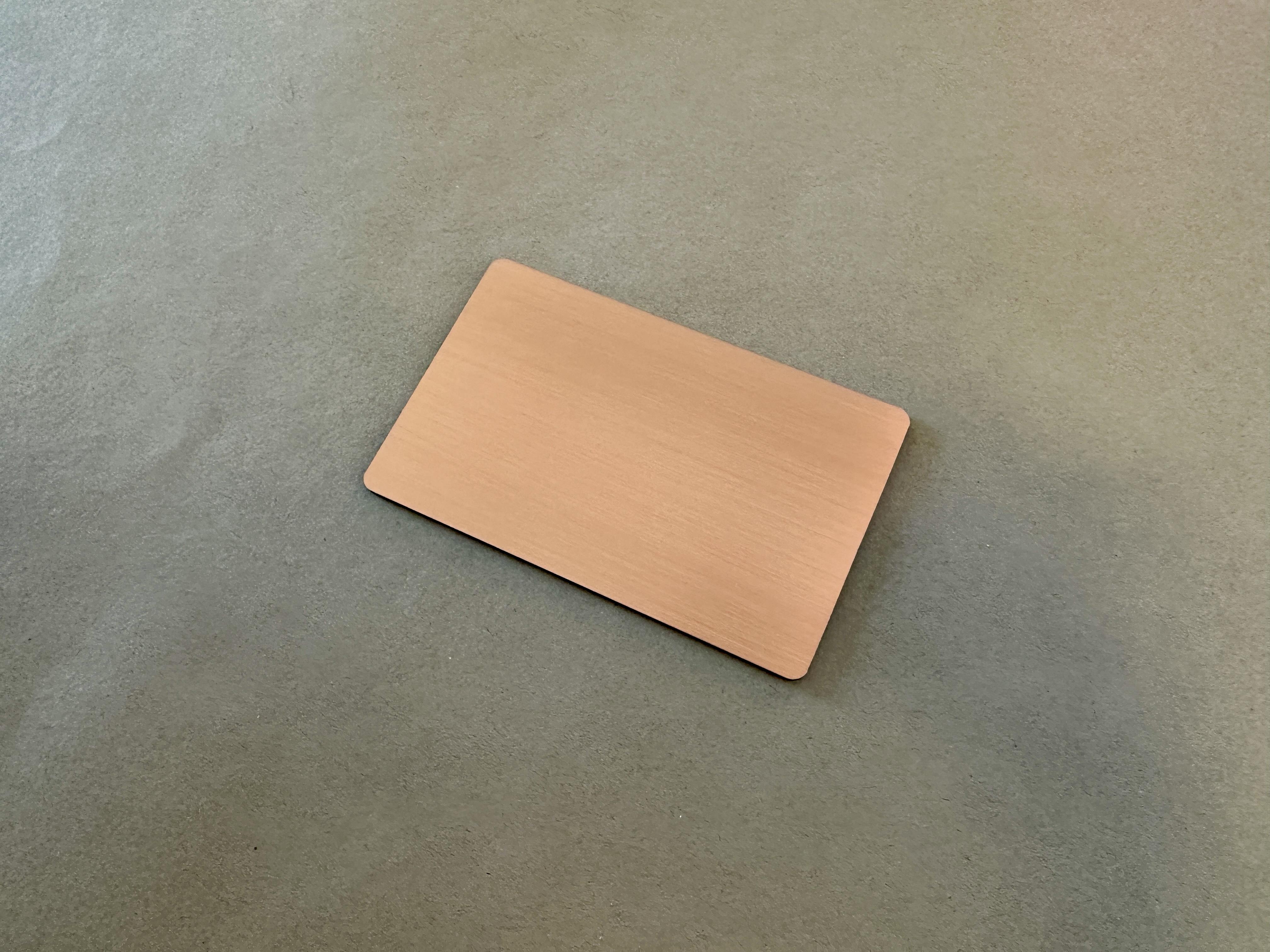 NFC Metal Kart Rose NTAG215
