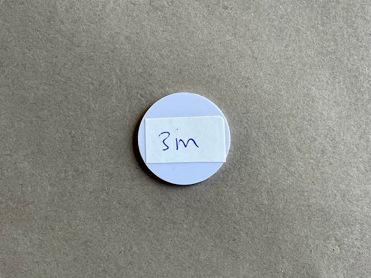 NTAG215 PVC NFC Etiket - Yapışkanlı