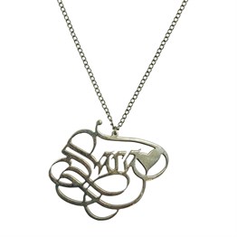 TİCİMAXKolyeGümüş Kaplamalı İsme Özel Kolye