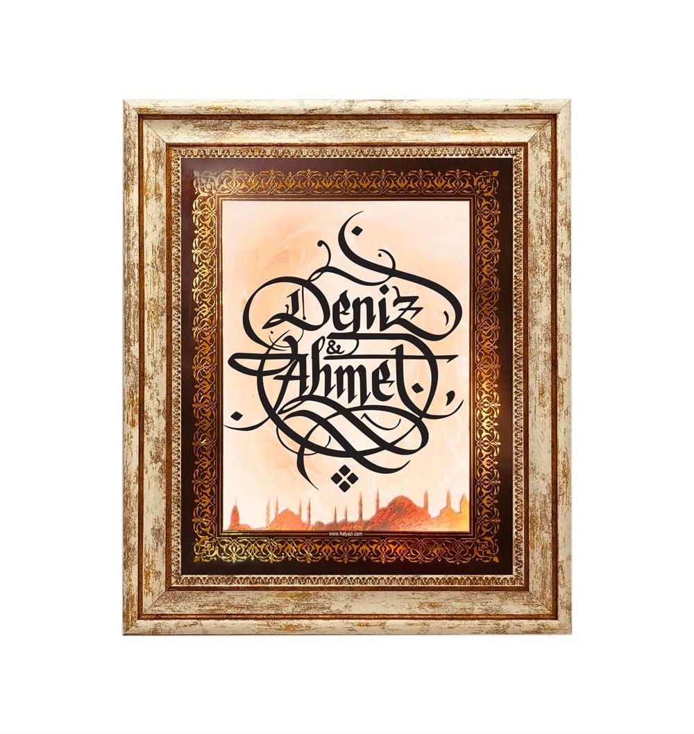 TİCİMAXTabloİstanbul Ebru Baskılı Tablo