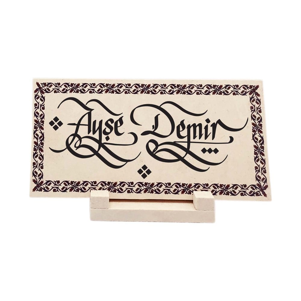 TİCİMAXİsimlikLale Mermer İsimlik 10x20cm
