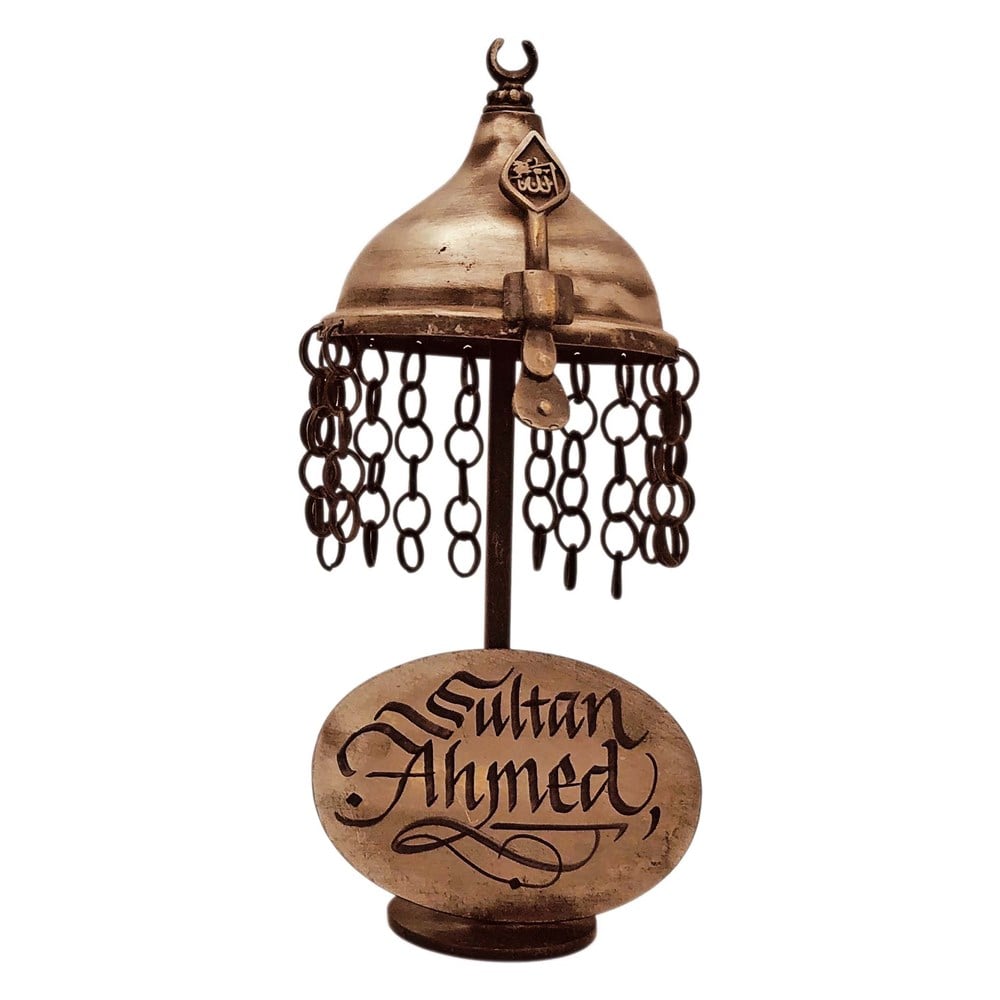 Miğfer Biblo Antik Gümüş