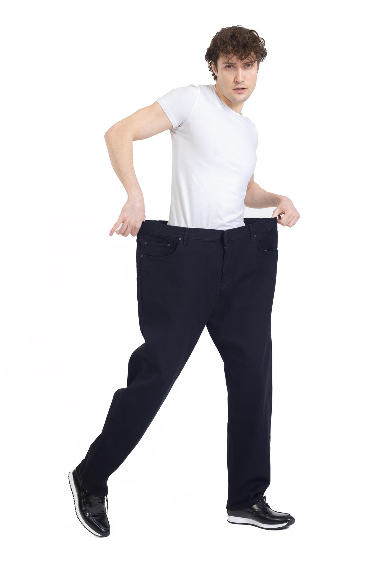 Erkek Jumbo Boy Battal Kanvas Büyük Beden Geniş Kalıp Pantolon 712