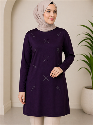 Orta Taş ve Üzeri Anne Penye Tunik 30644