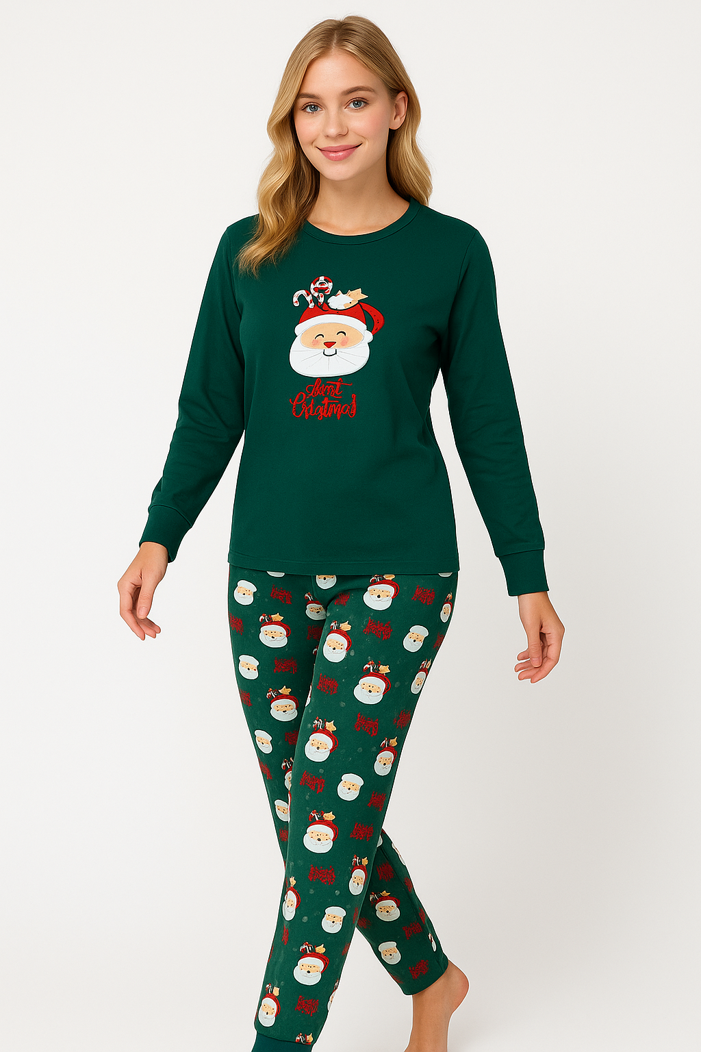Kadın  Yumuşak Doku Termal Pijama Takımı 42050