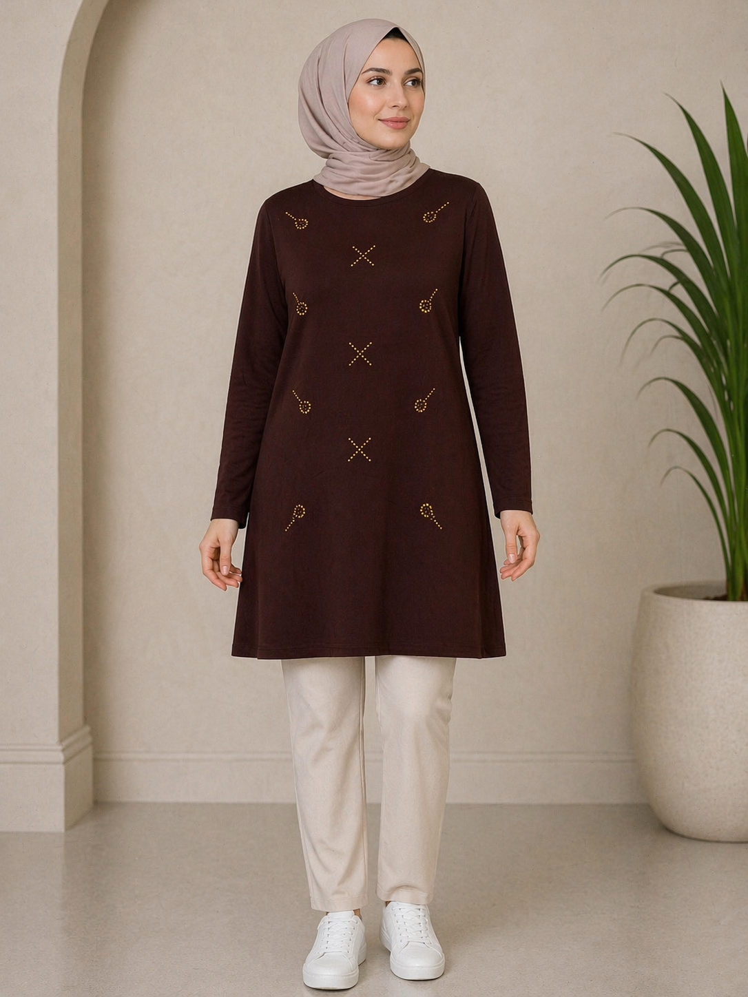 Orta Taş ve Üzeri Anne Penye Tunik 30644