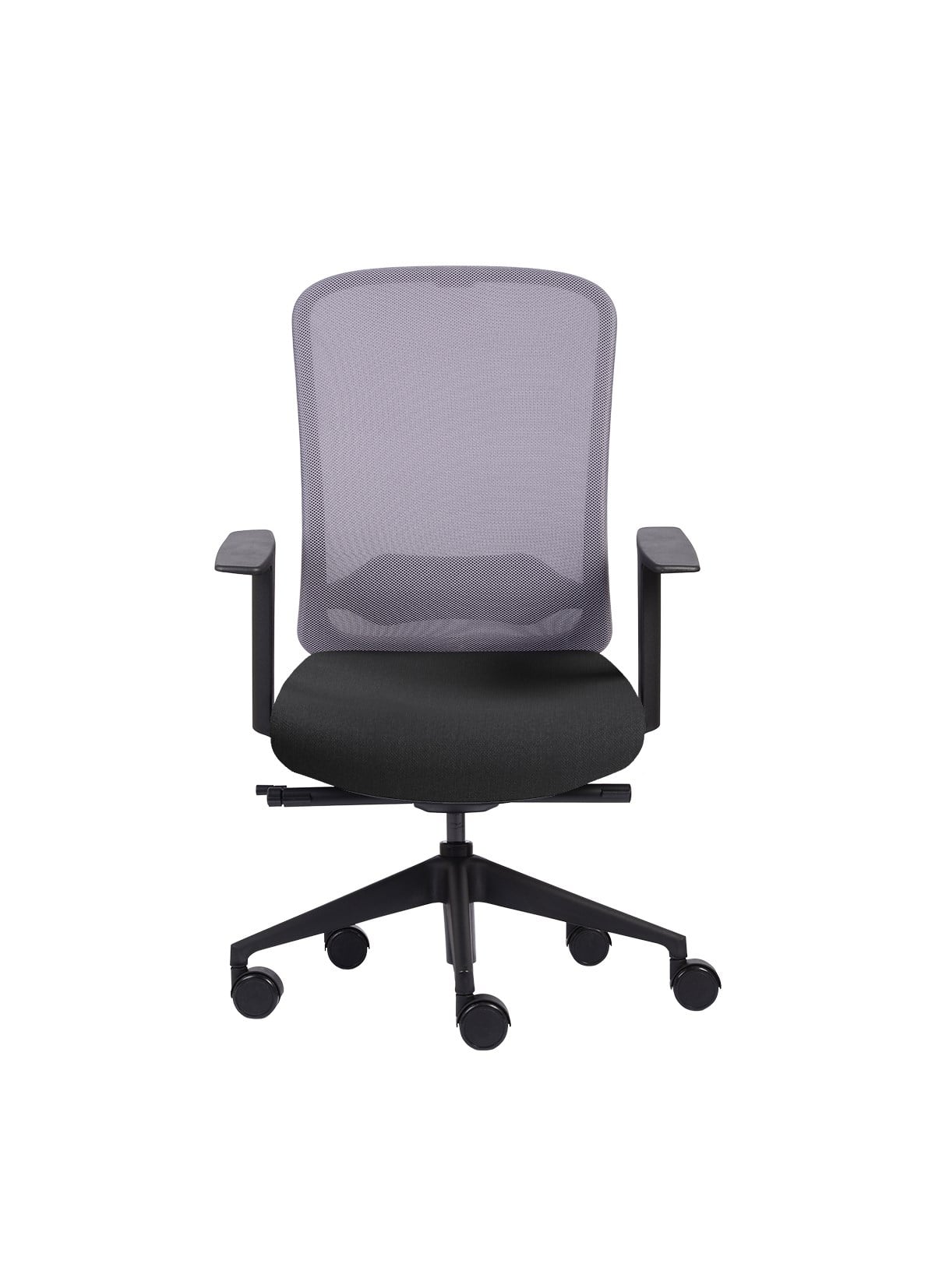 Wise Çalışma Koltuğu Gri Mesh Sabit Kolçaklı Siyah Ayaklı