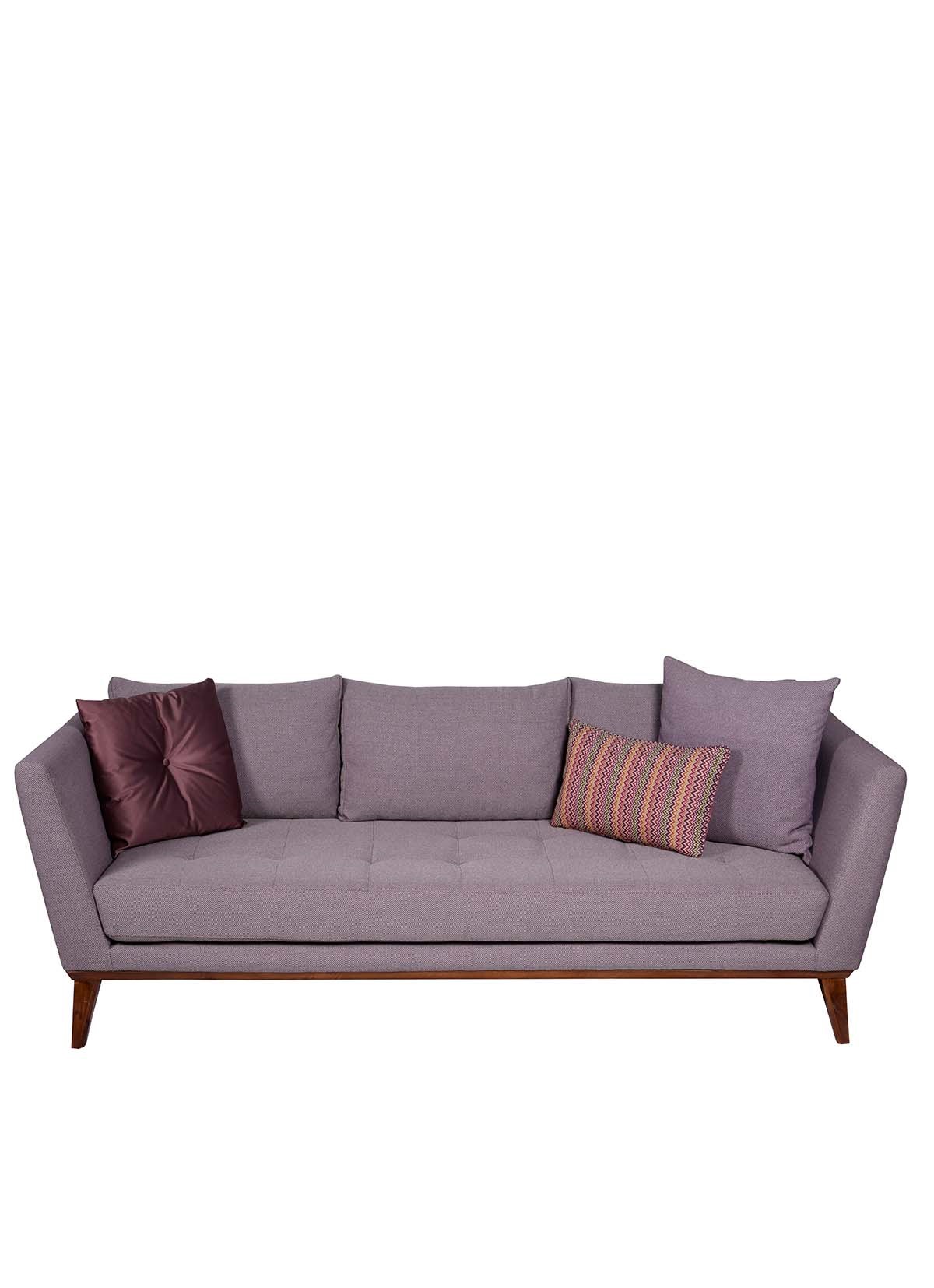 Oyster Üçlü Koltuk-Lila