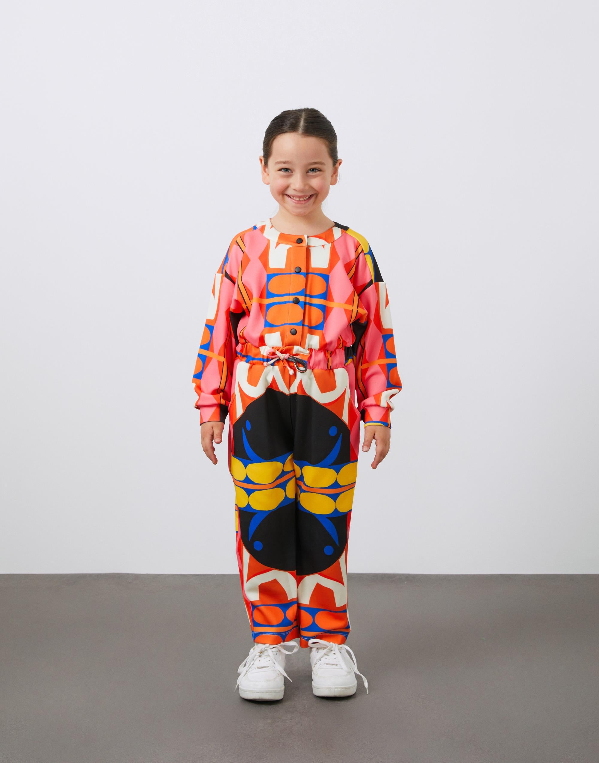 Beli Lastikli Baskılı Kız Çocuk Tulum - junior, designer dresses, bachelorette, party dresses and graduation dresses.