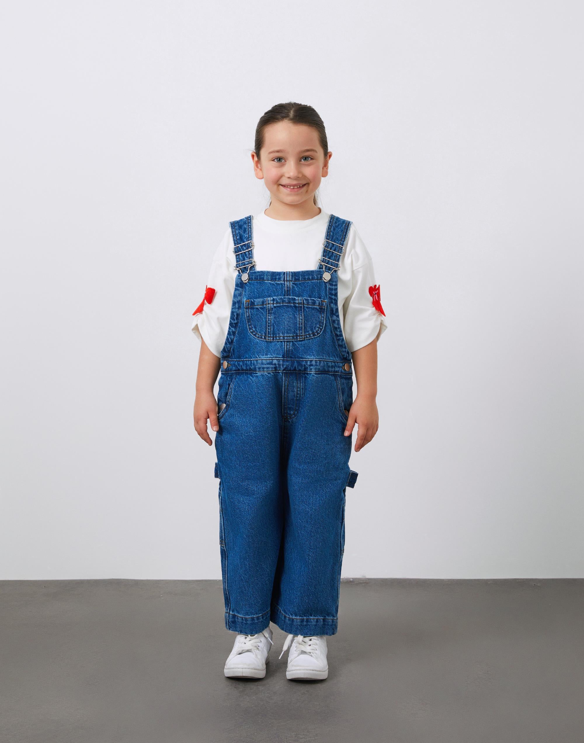 Mavi Jean Kız Çocuk Salopet Tulum - junior, designer dresses, bachelorette, party dresses and graduation dresses.