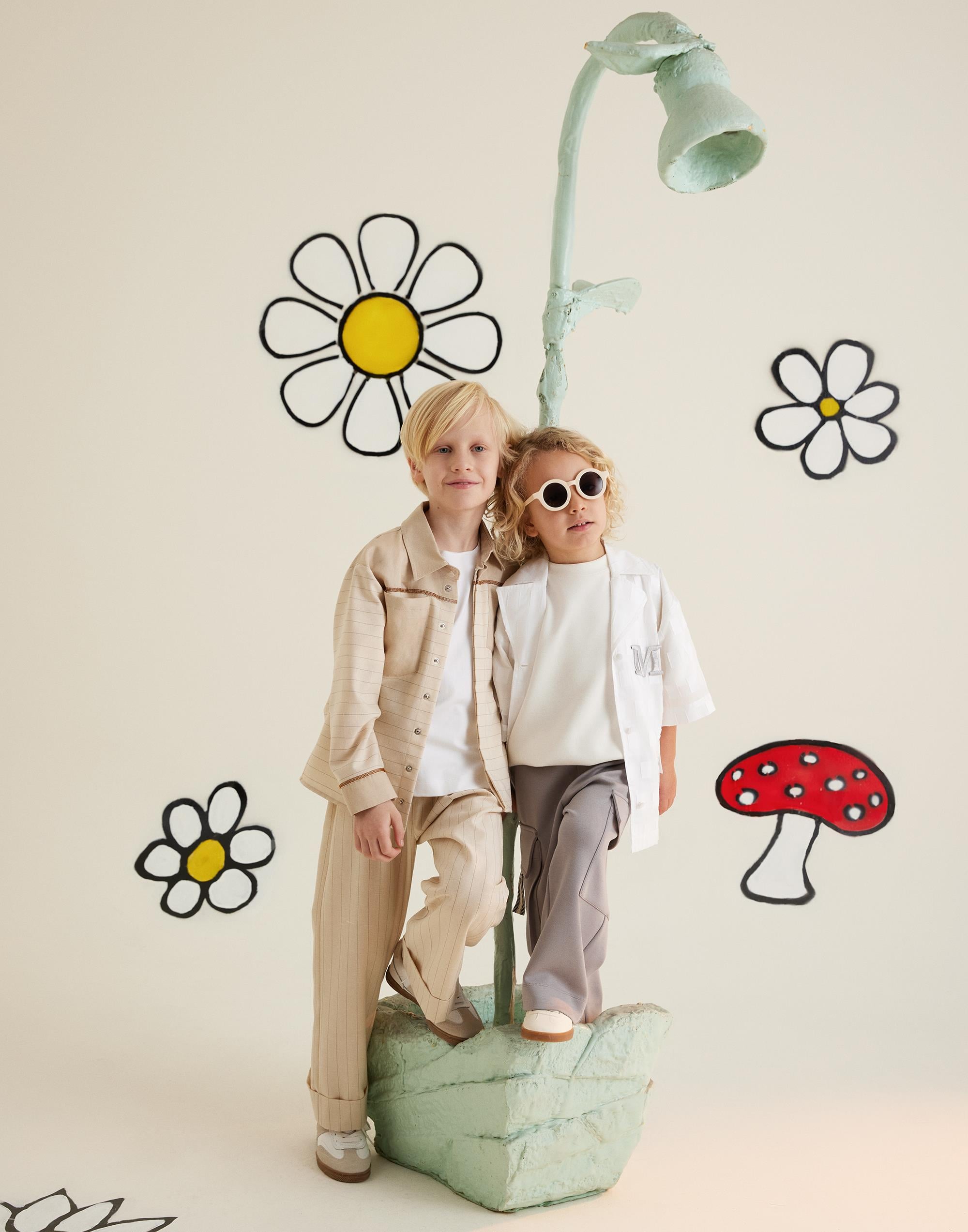 Triko Etek Uçlu Ekru T-Shirt - junior, designer dresses, bachelorette, party dresses and graduation dresses.