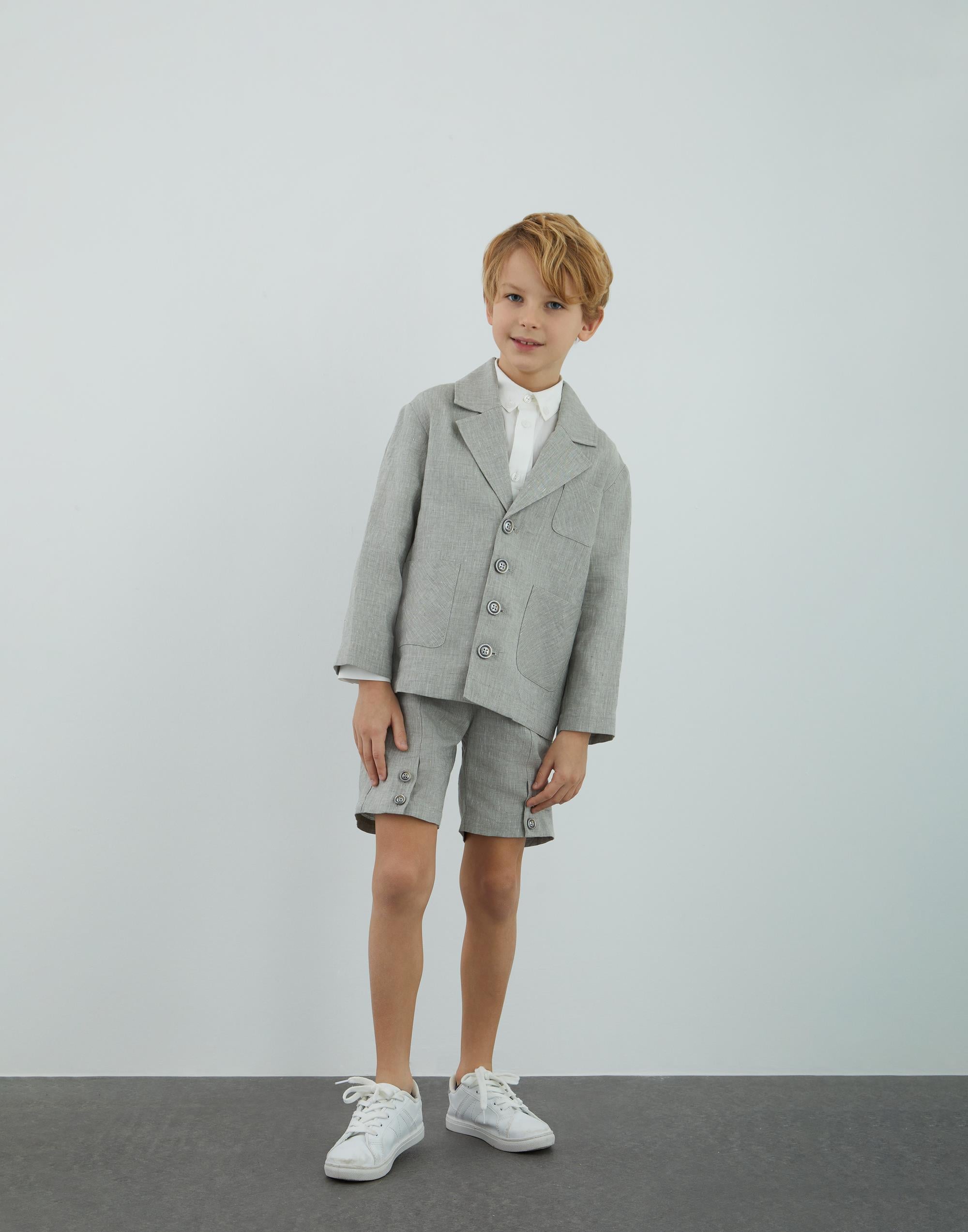 Yeşil Keten Ceket - junior, designer dresses, bachelorette, party dresses and graduation dresses.