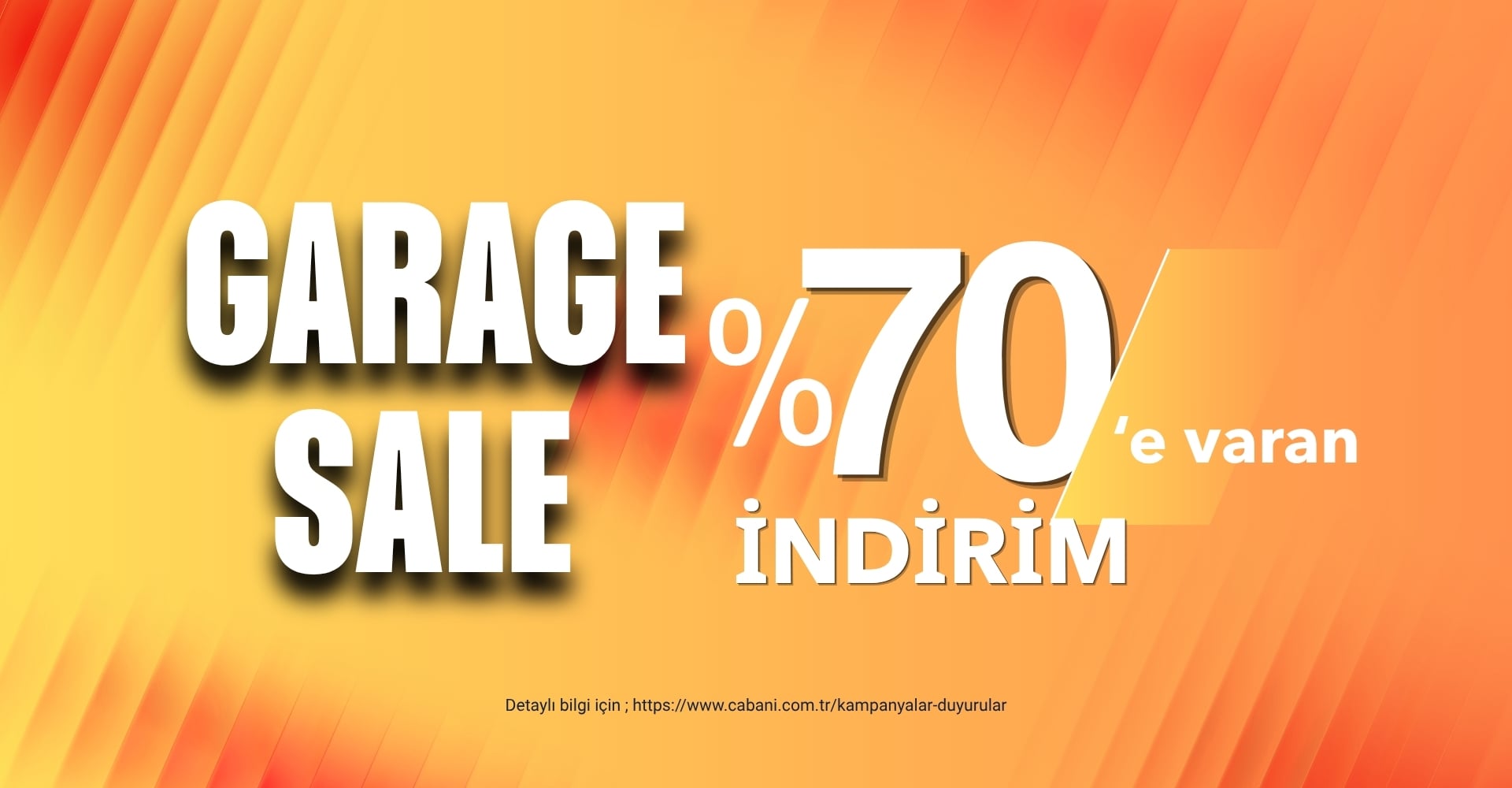 Garage Sale Kampanyası