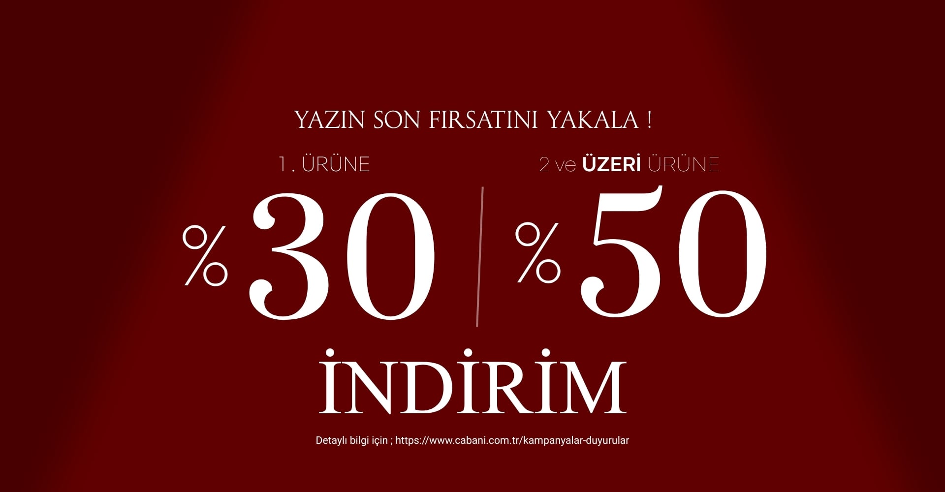 kadın %30 indirim