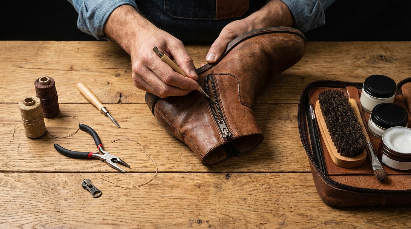 Ayakkabı Fermuar Tamiri ve Değişimi Rehberi