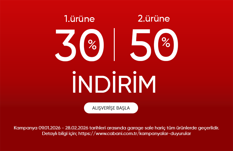 1.ÜRÜNE %30, 2. ÜRÜNE %50 İNDİRİM..!