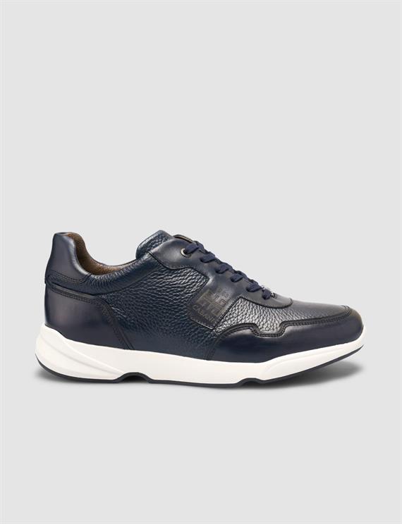 Cabani 100% Genuine Leather Navy Blue Men Shoes l Cabani