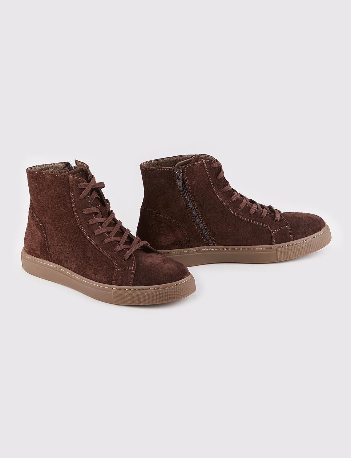 Mens brown suede ankle boots discount
