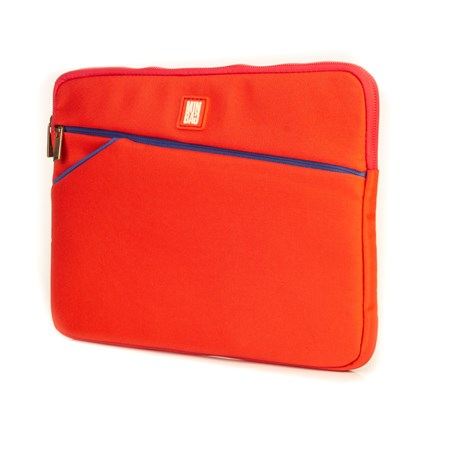 Orange laptop bag top