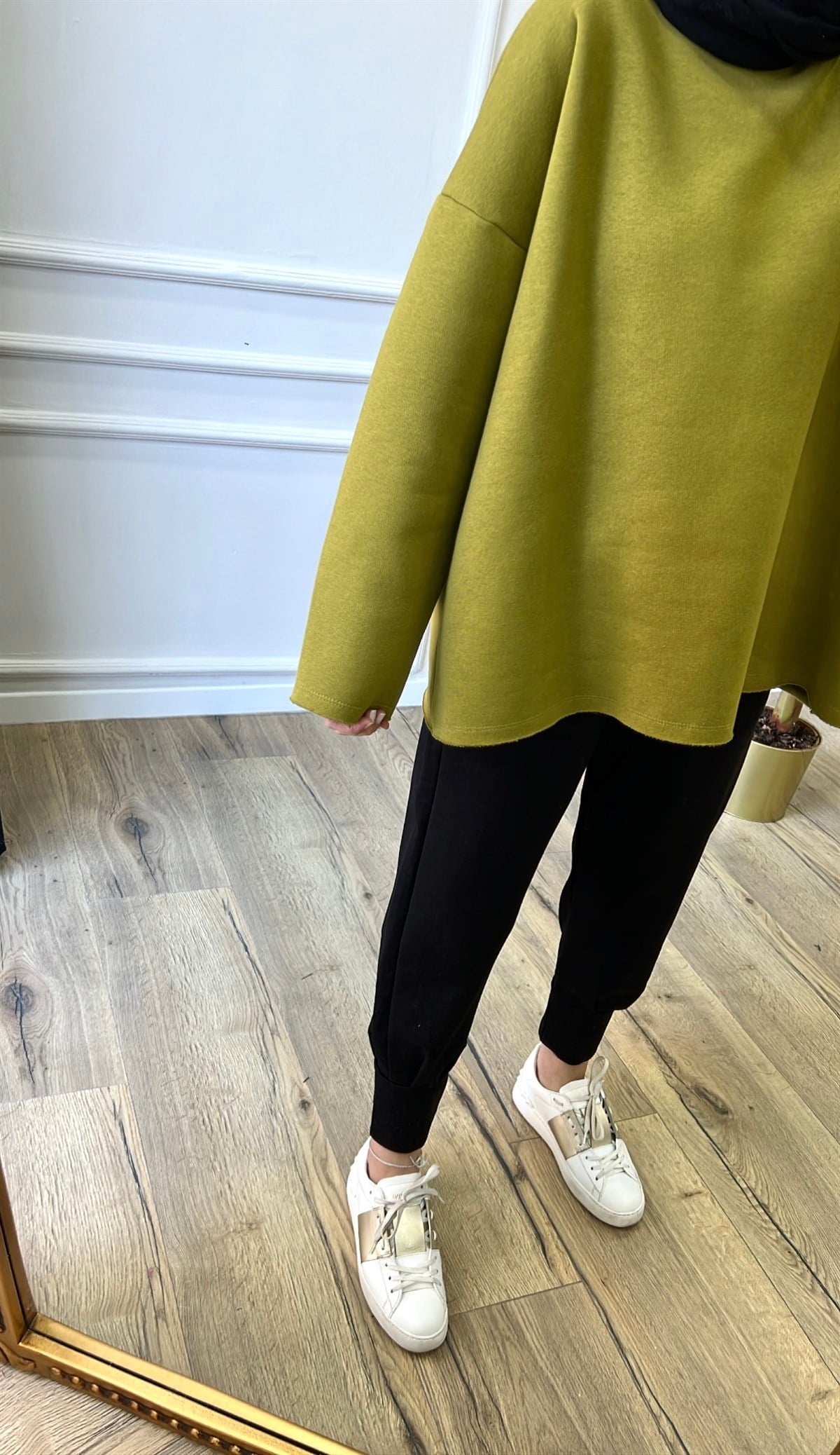 Siyah İki İplik Eşofman