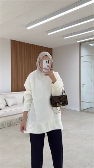 Soft Triko Kazak Ekru
