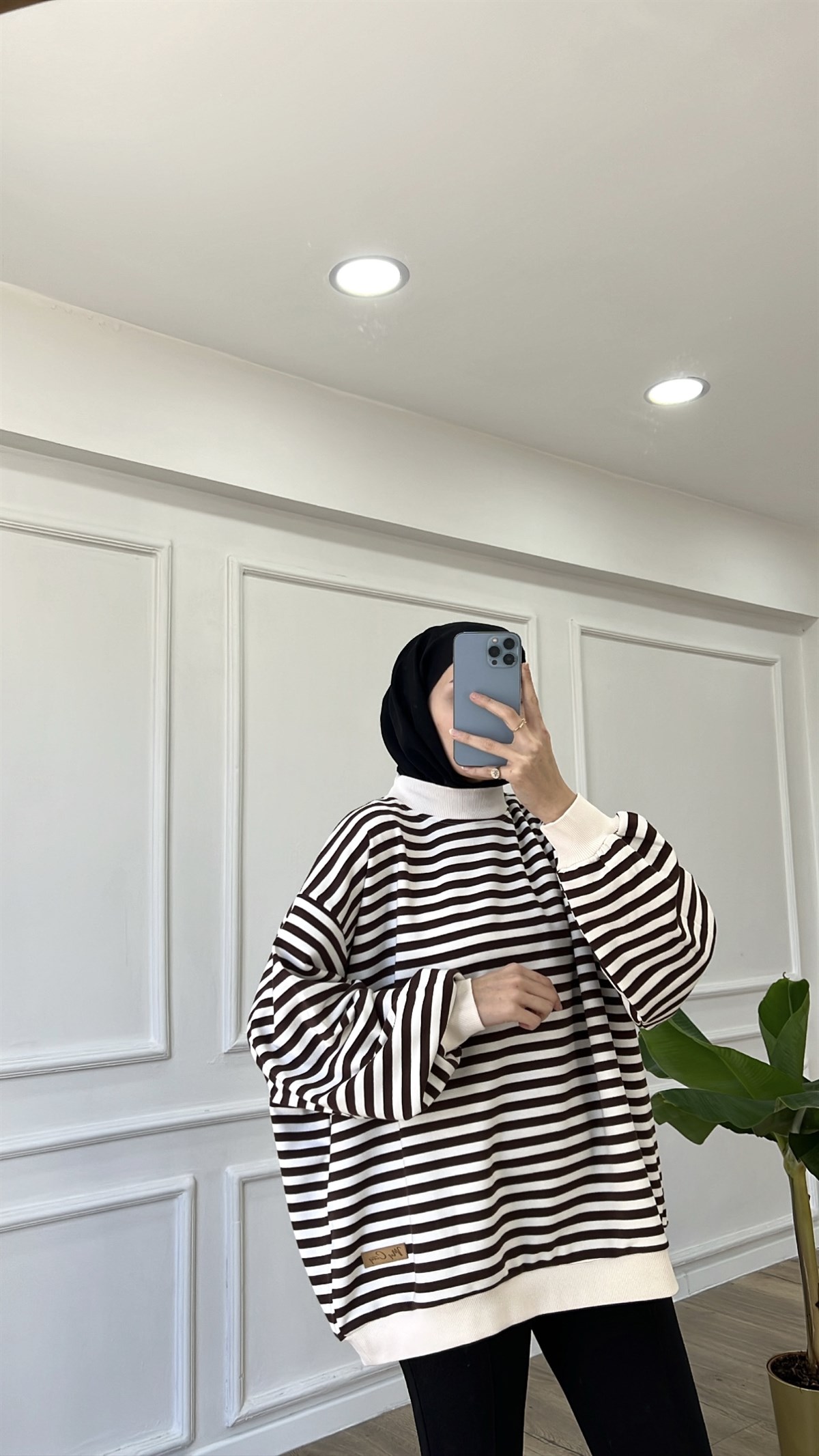 Acı Kahve - Çizgili Sweatshirt 