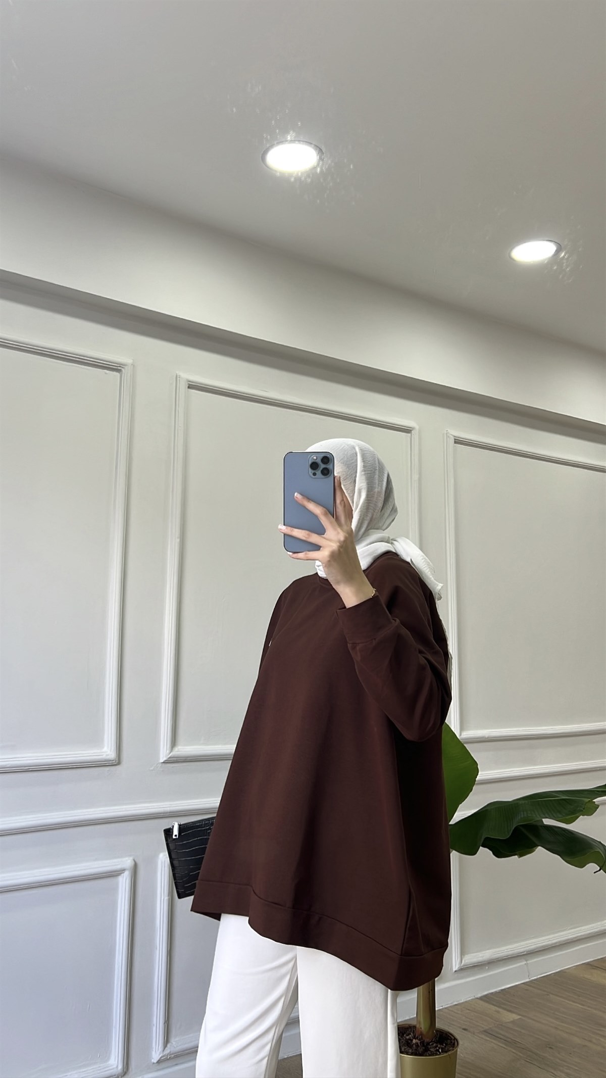 Acı Kahve İki İplik Emojili Sweatshirt