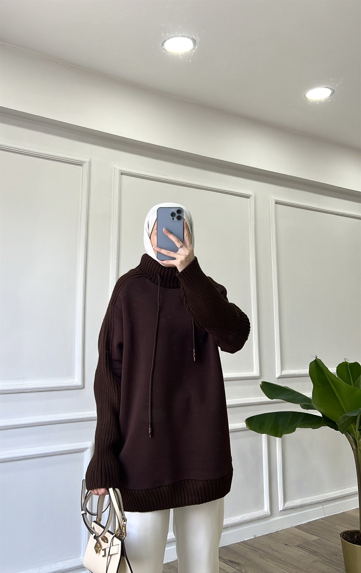 Acı Kahve Üç iplik sweatshirt