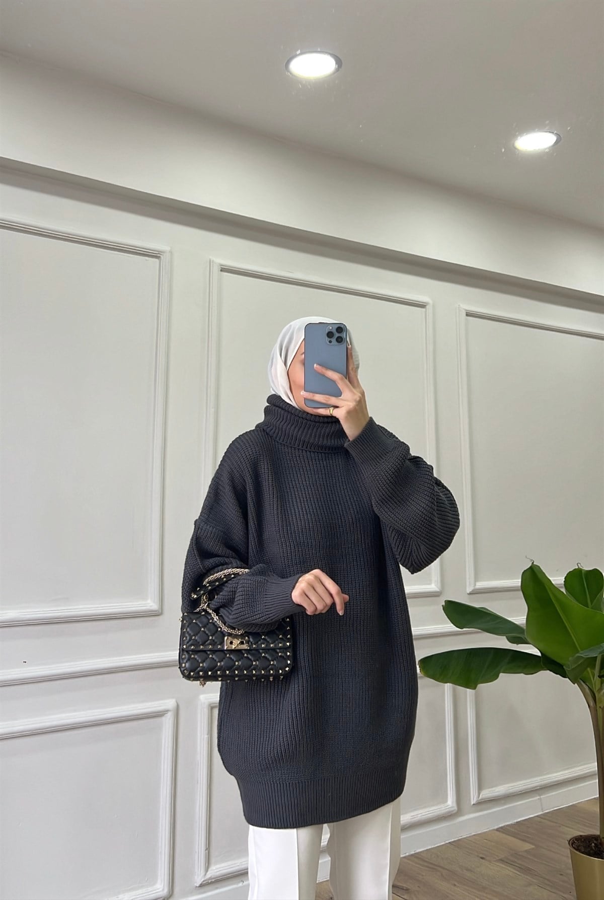 Antrasit - Boğazlı Kazak 