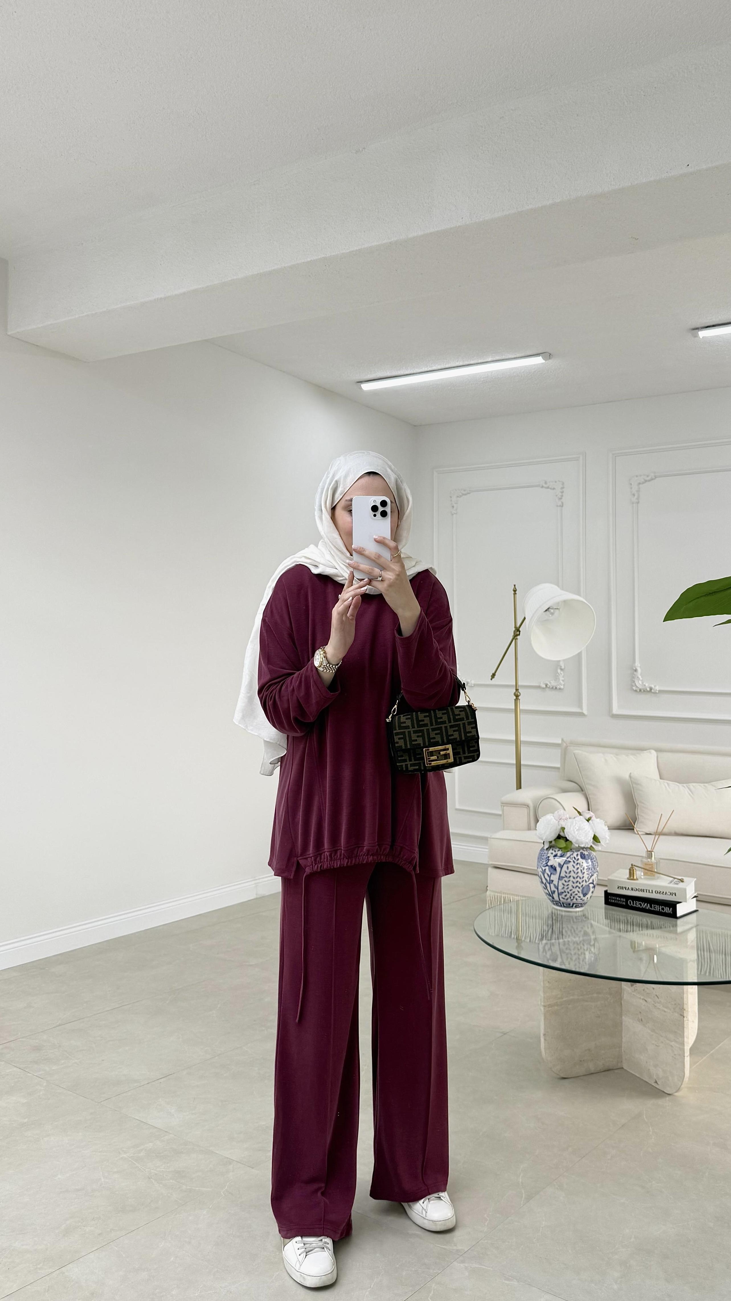 Basic Oysh Takım Bordo