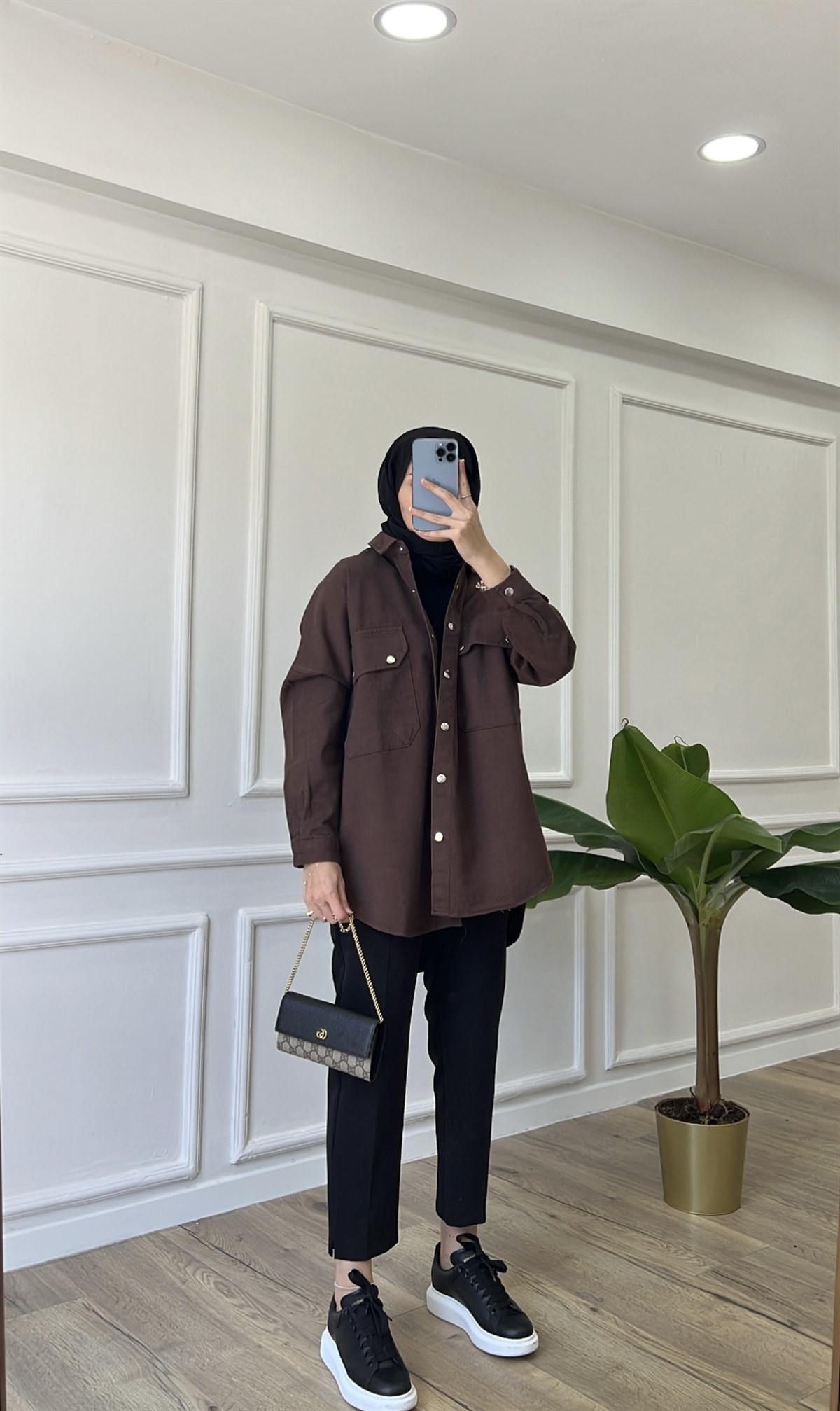 Cepli Ceket - Acı Kahve