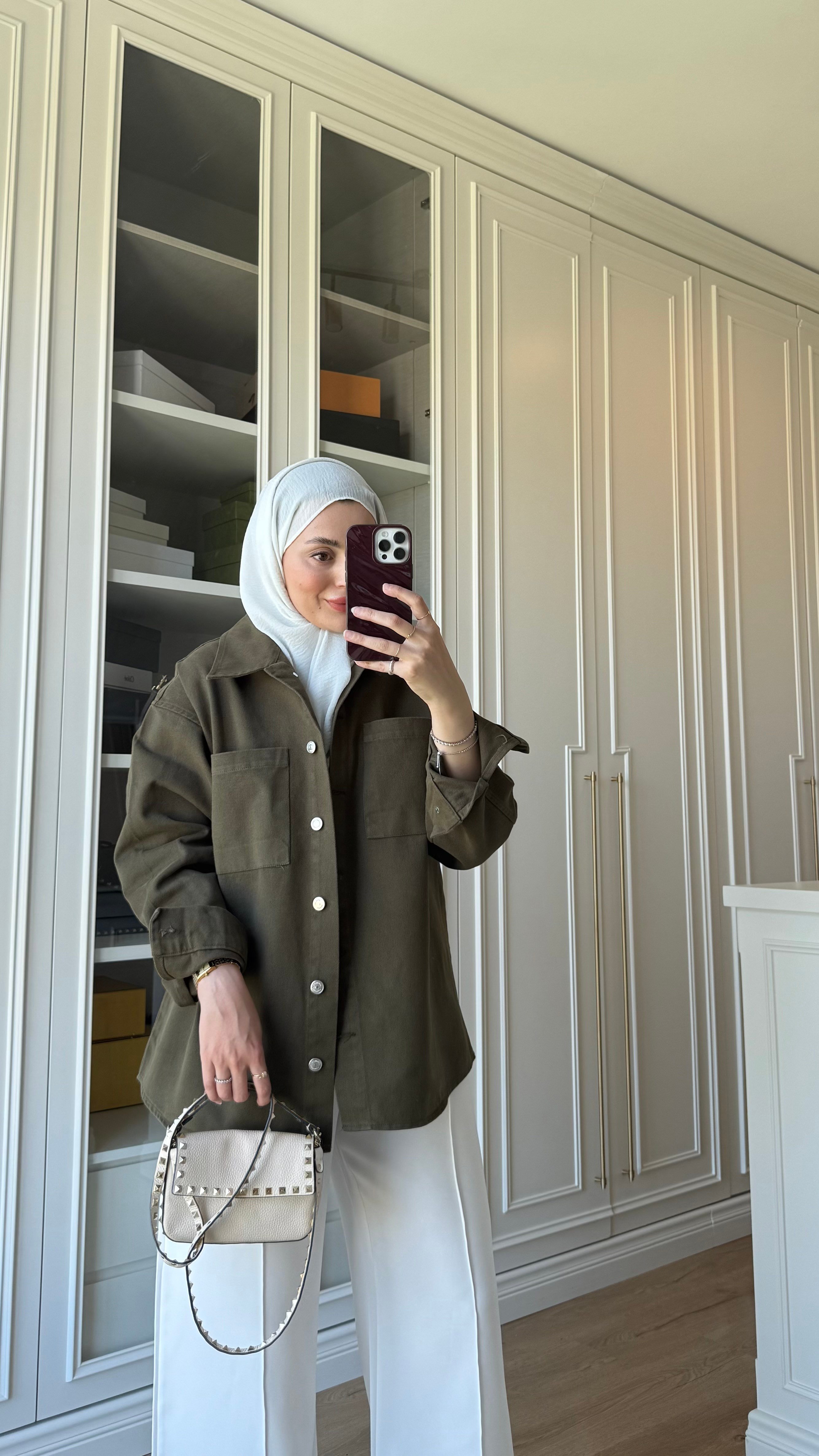Gabardin Ceket Haki