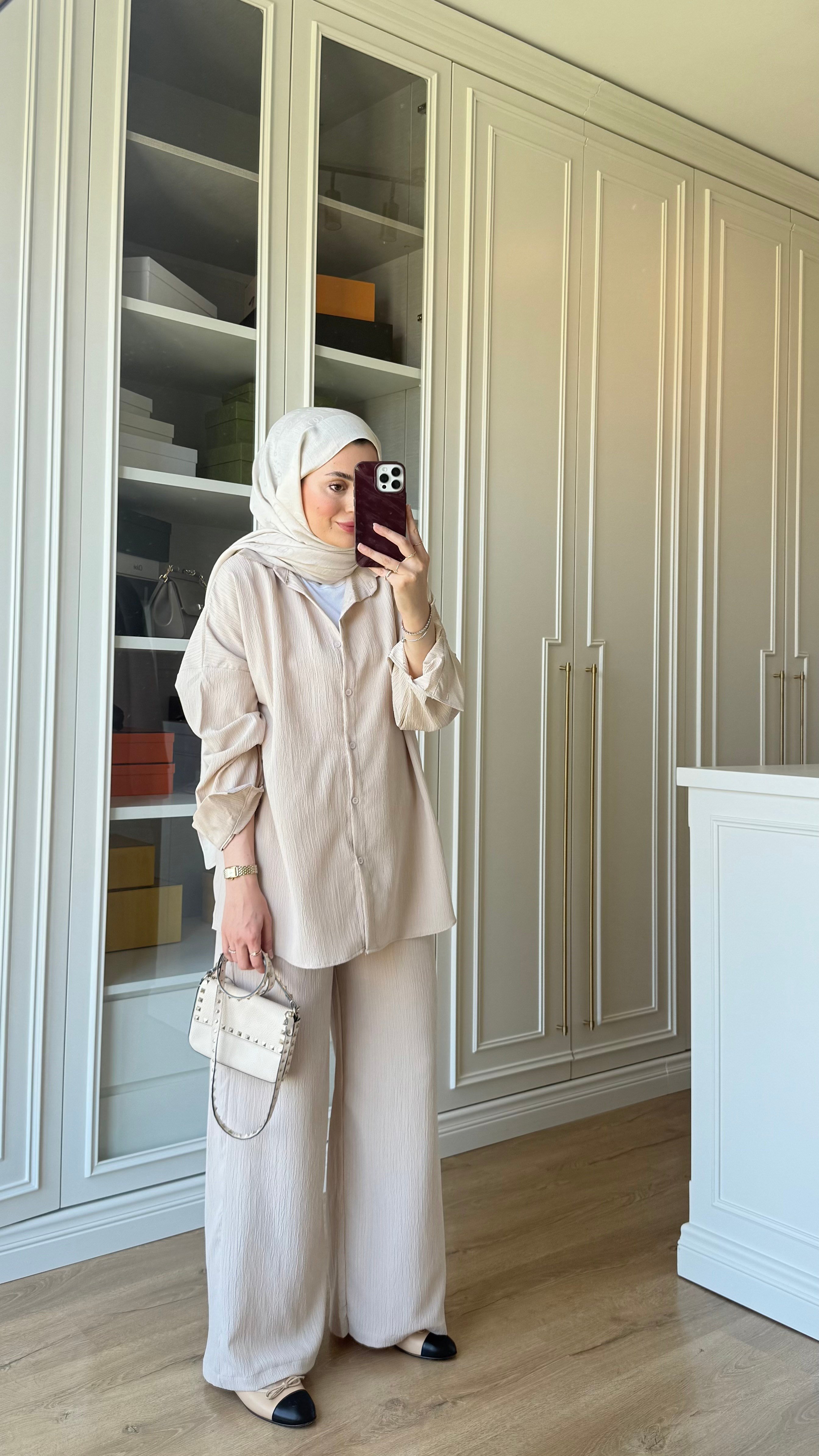 Gofre Basic Takım Bej 