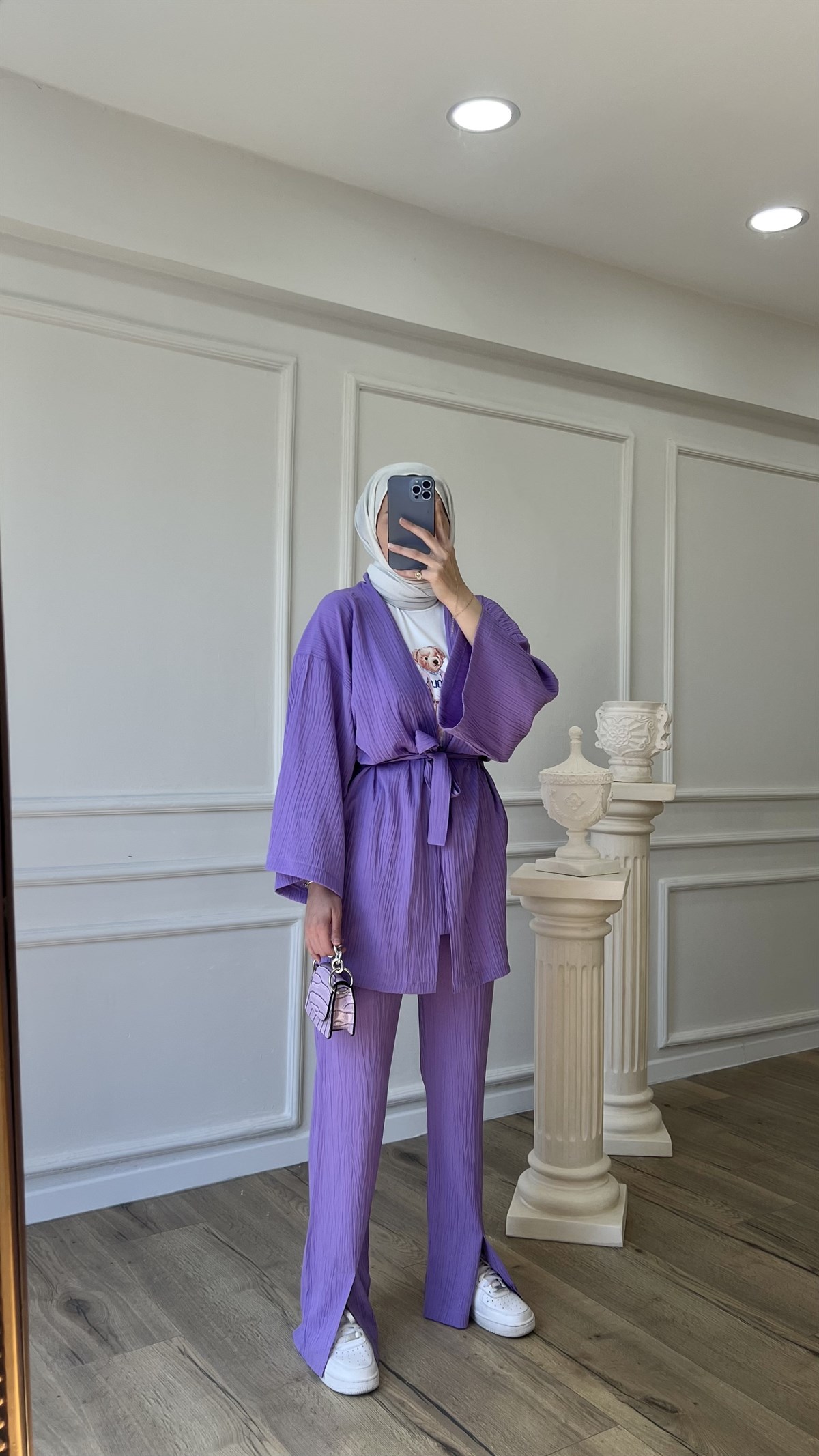 Kimono Takım - Lila