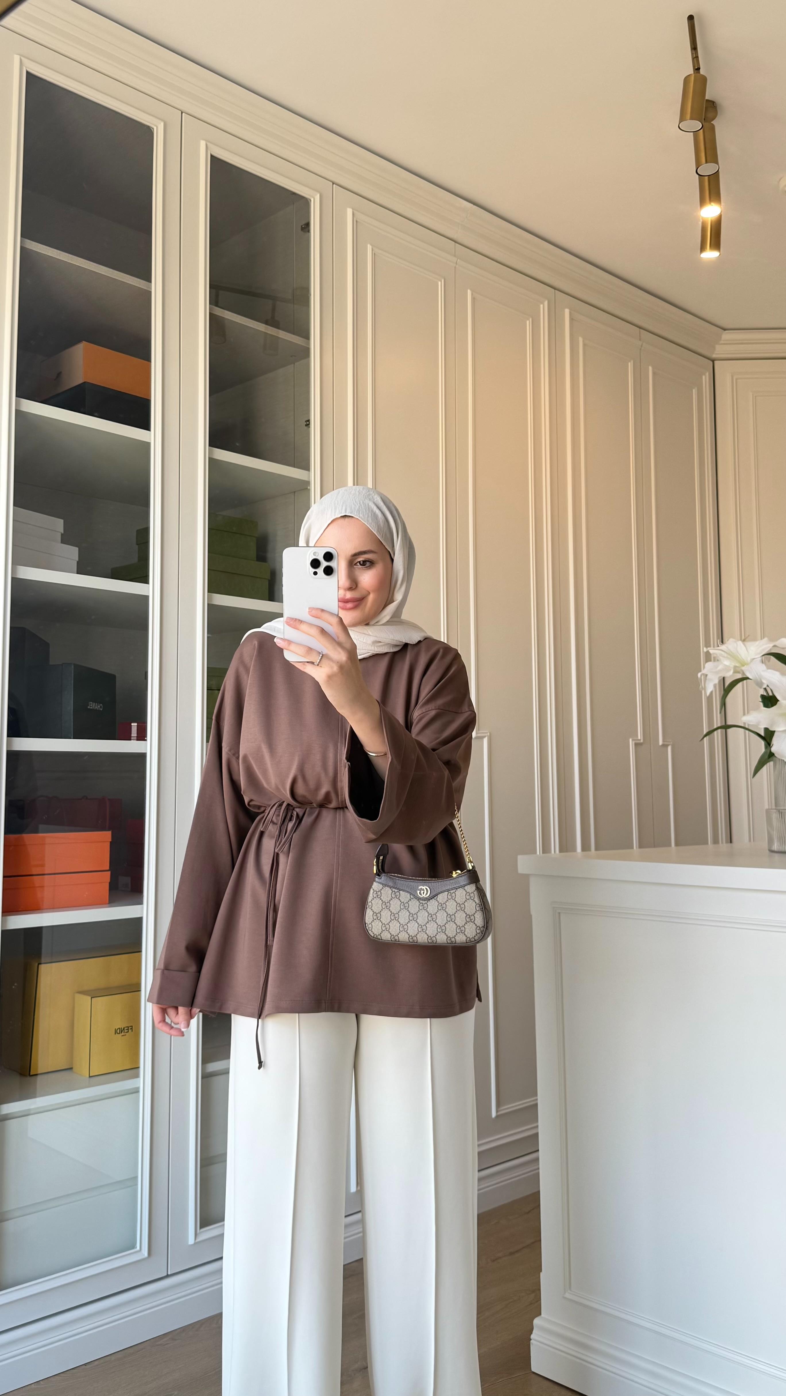 Lara Sweatshirt Acı Kahve