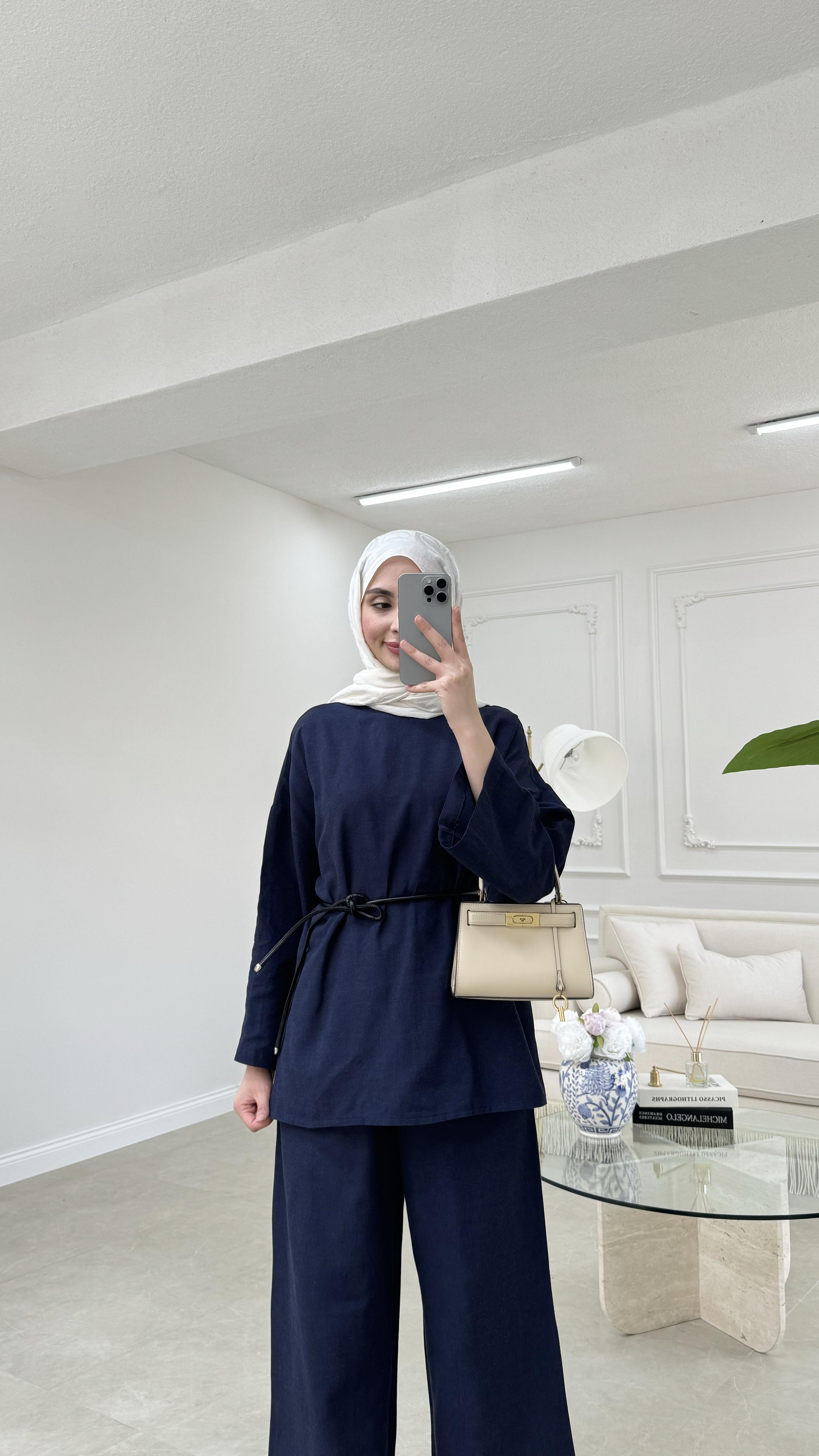 Lily Keten Takım Lacivert 