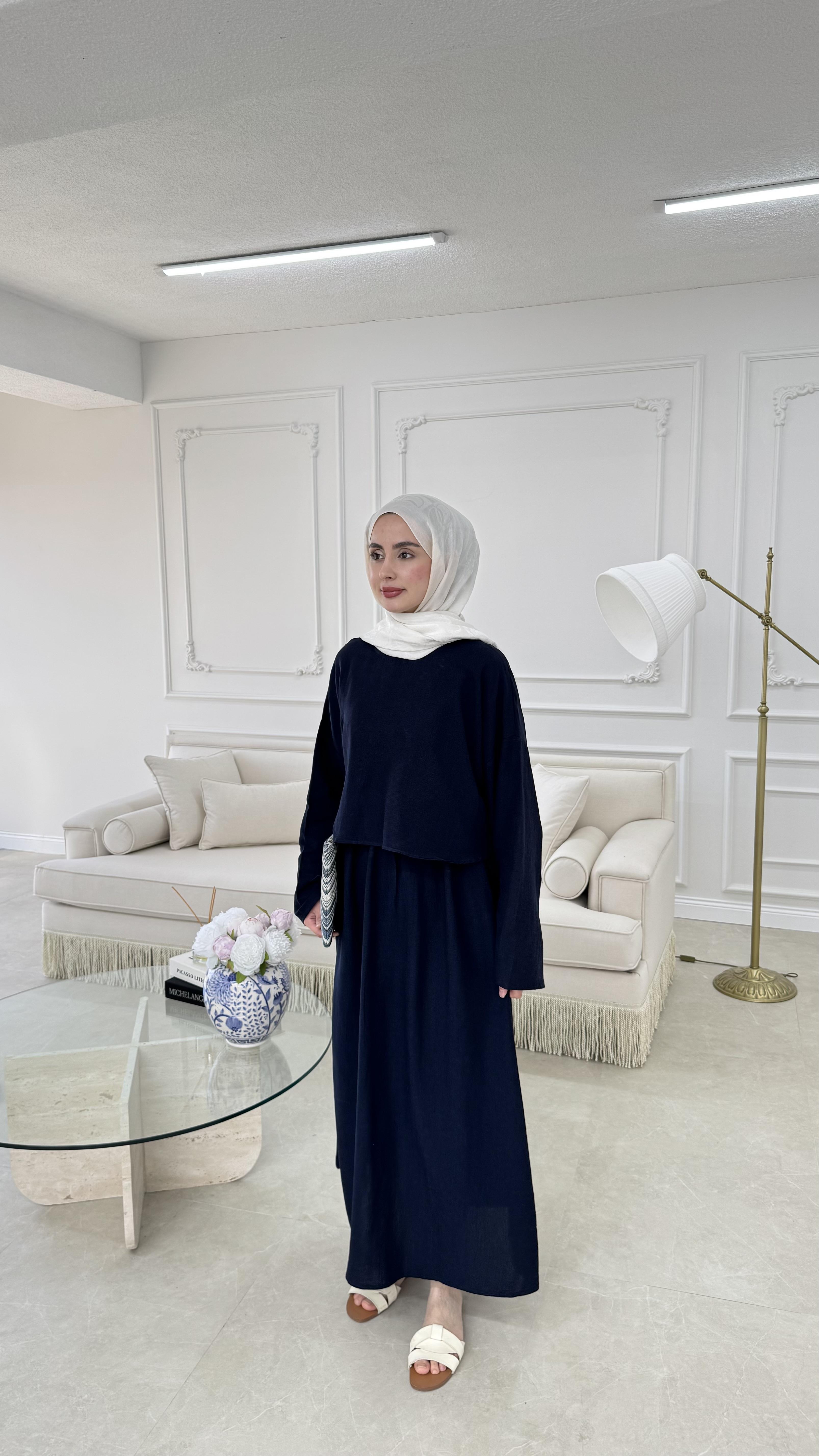 Meva Etek Takım Lacivert