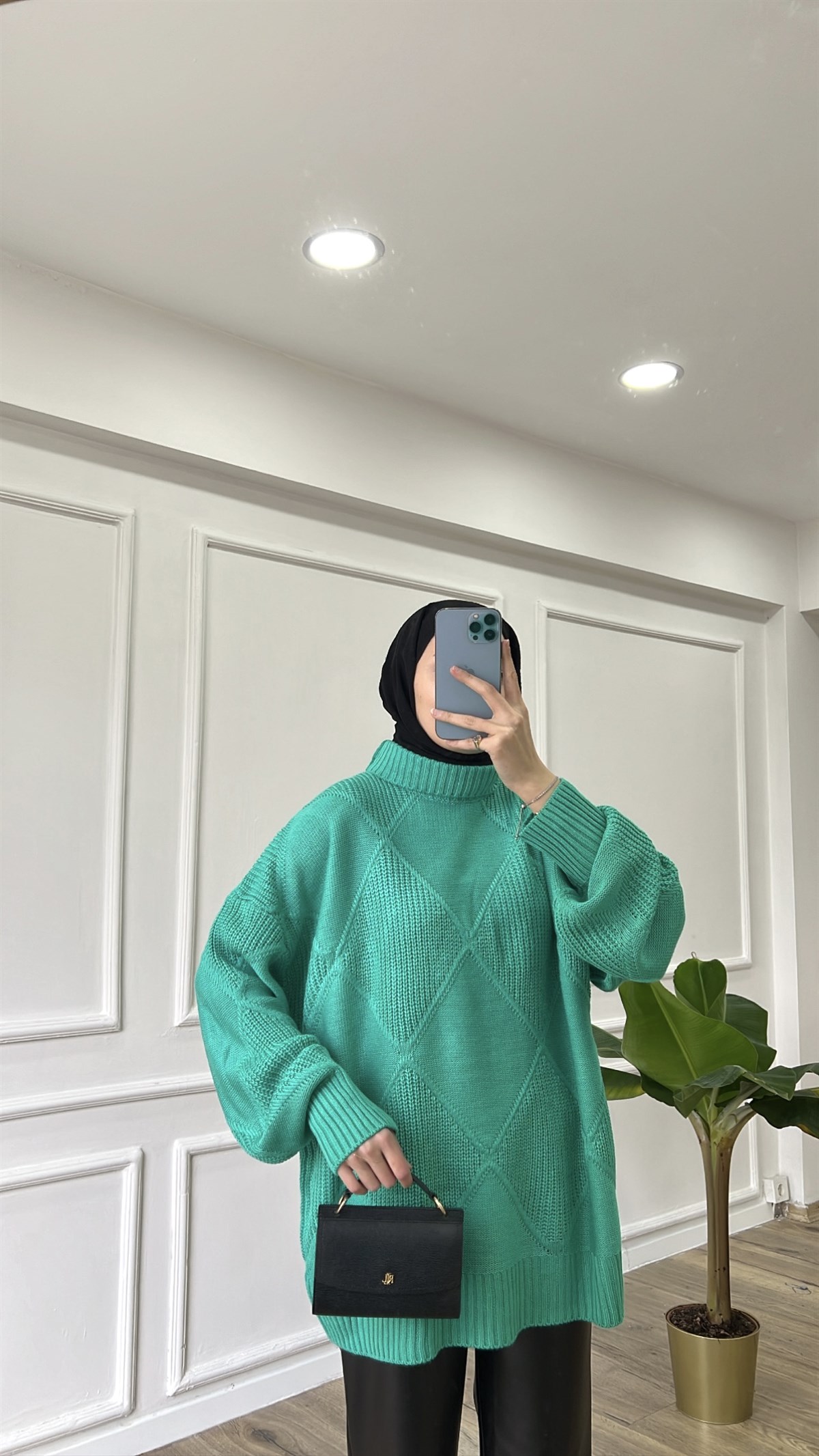 Mint - Yarım Boğazlı Kazak