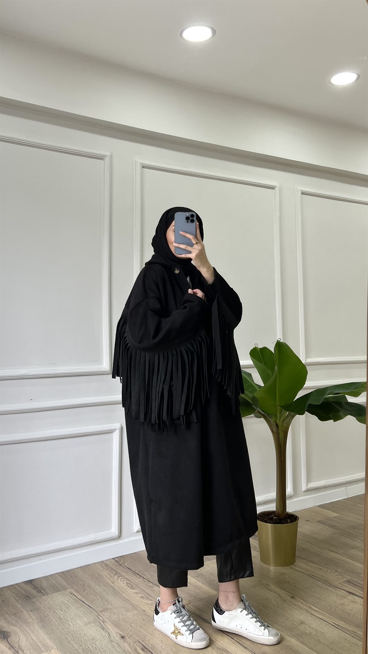 Püsküllü Kaban - Siyah