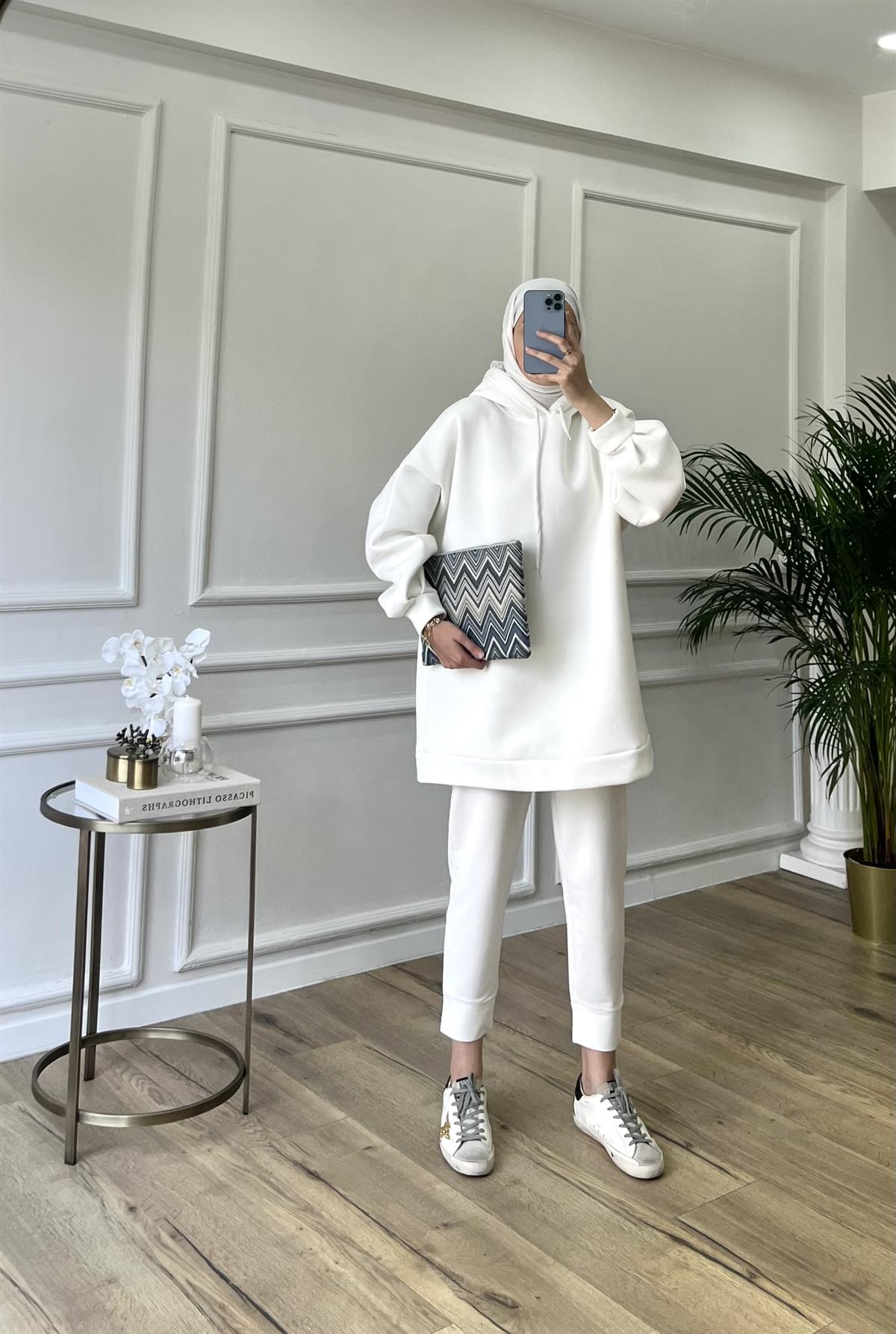 Rabi Sweatshirt Beyaz