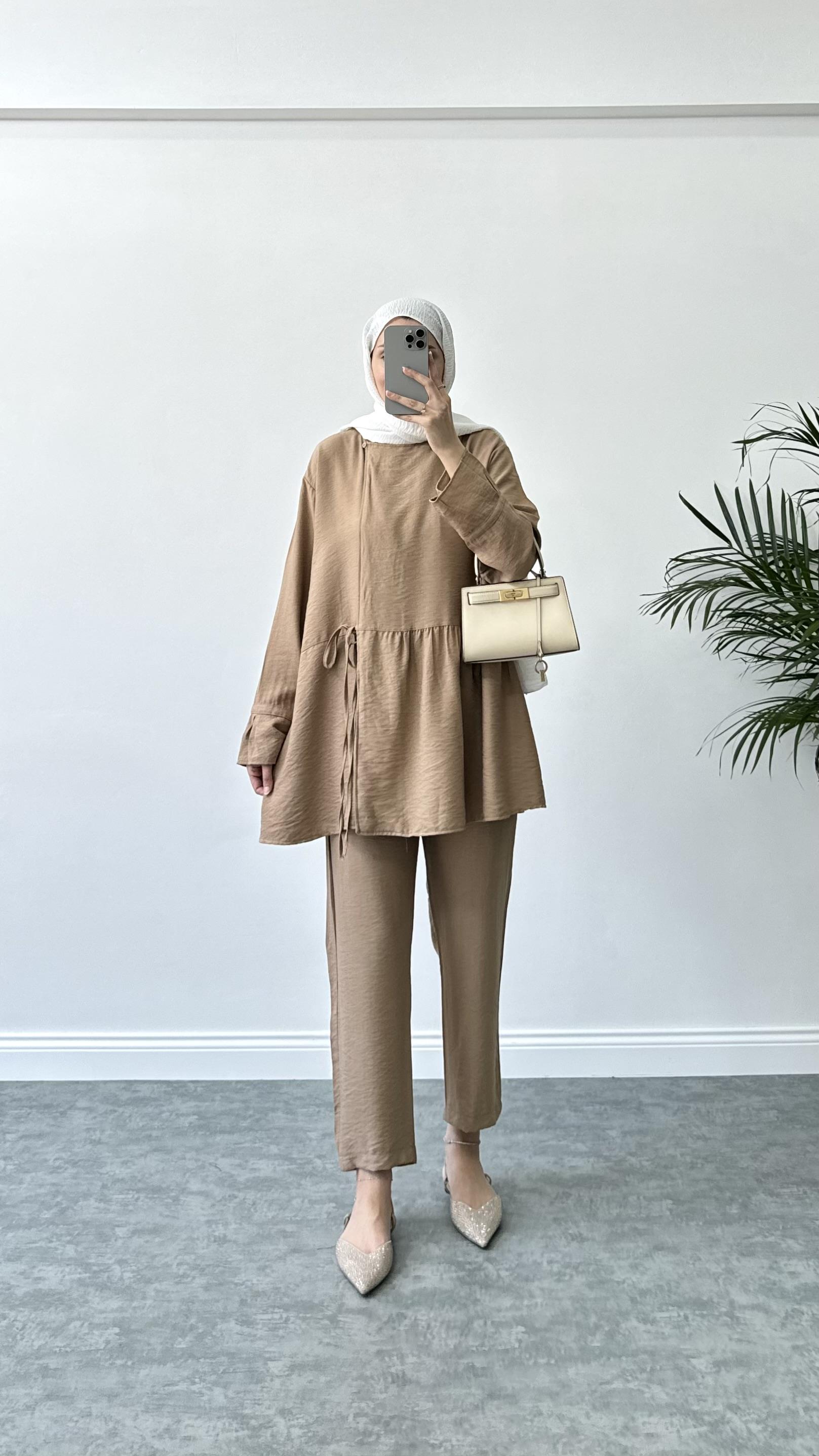 Royal Kimono Takım Kahve