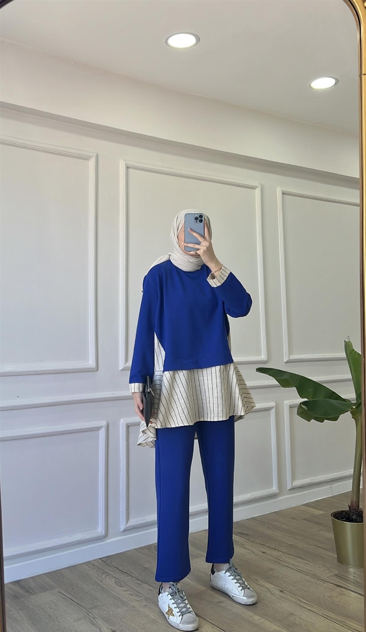 Saks - Çizgi Detaylı Takım