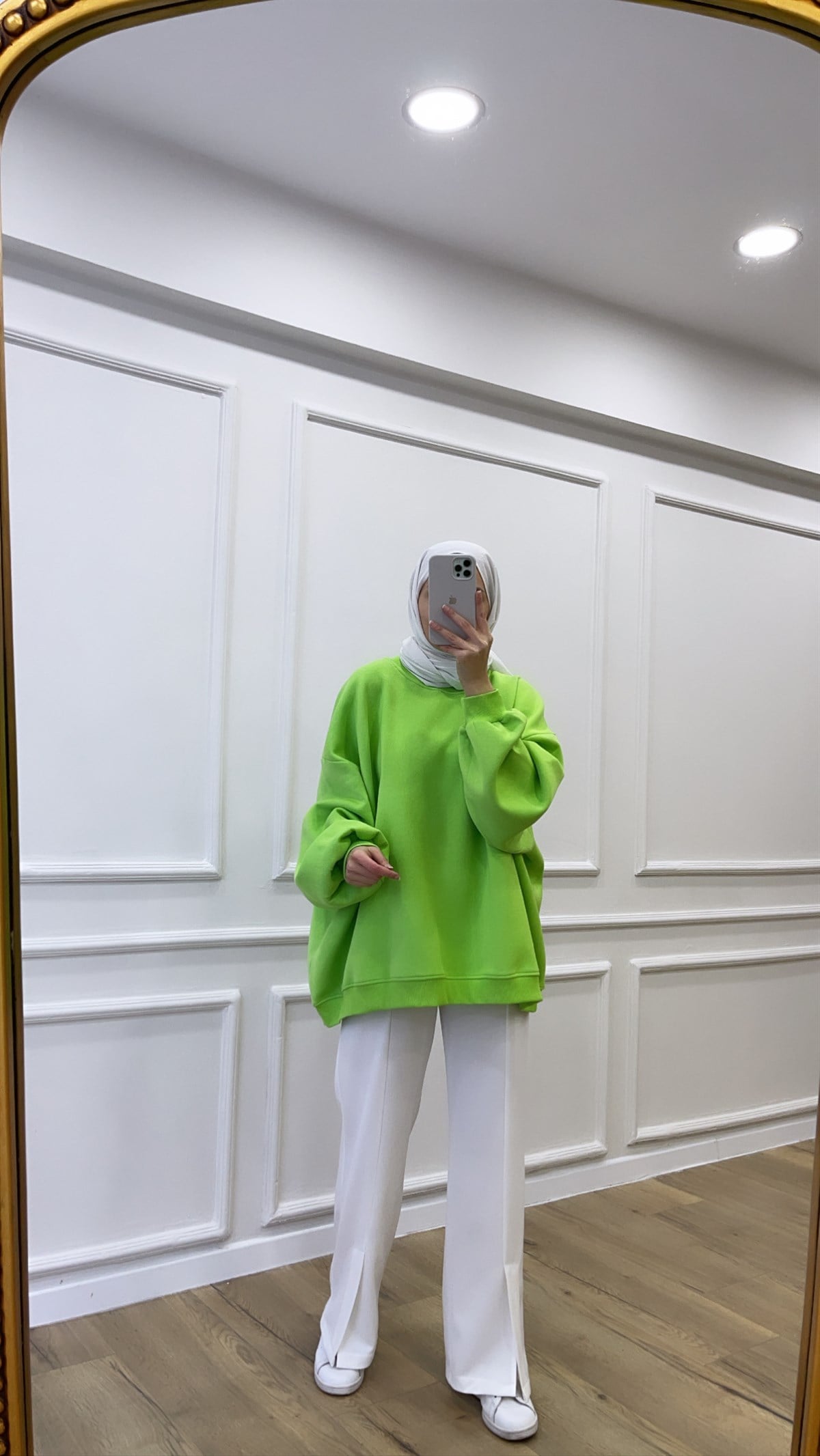 Yesil Oversize Sweat 