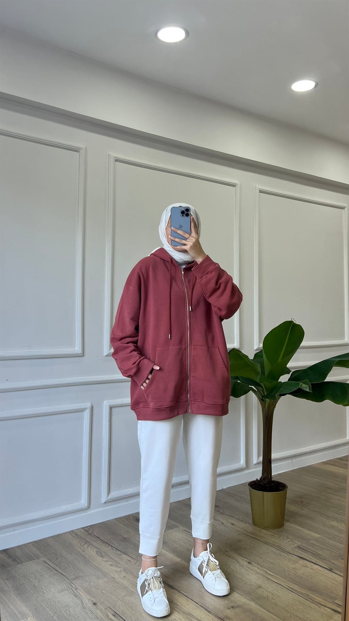 Zara Model Hırka - Gülkurusu