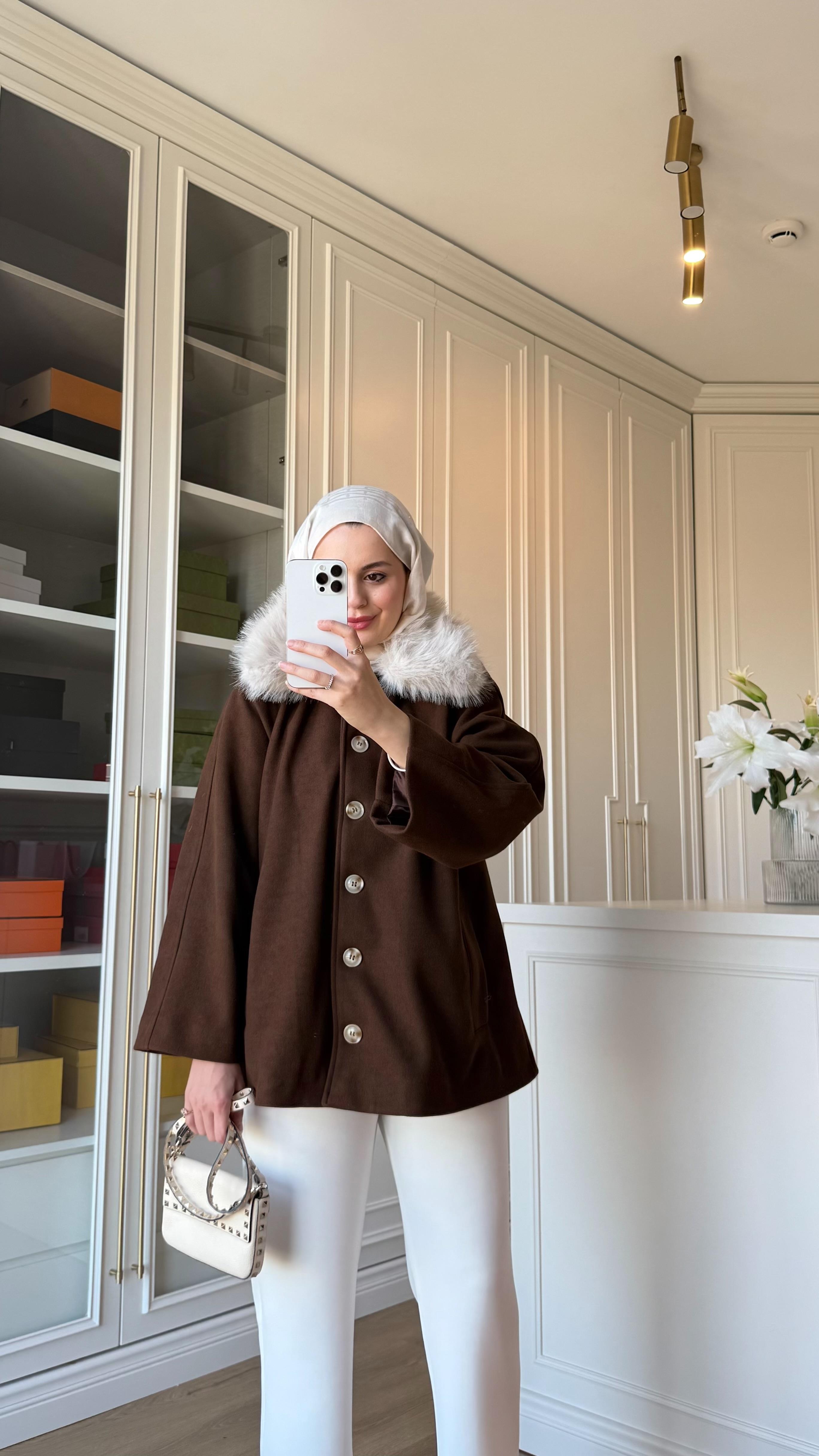 Zr Model Kaşe Kaban Acı Kahve 